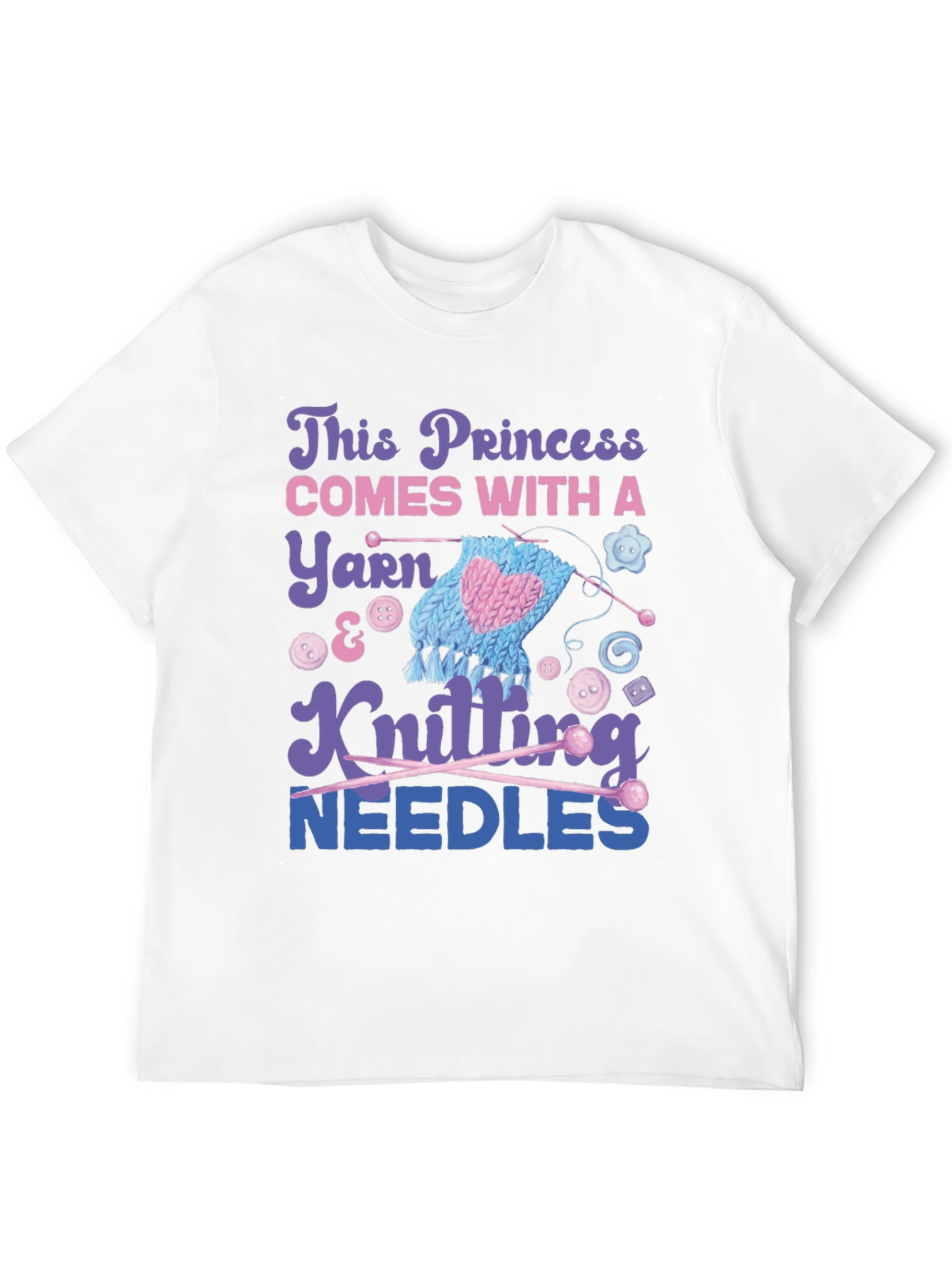 Knitting Princess Graphic Tee