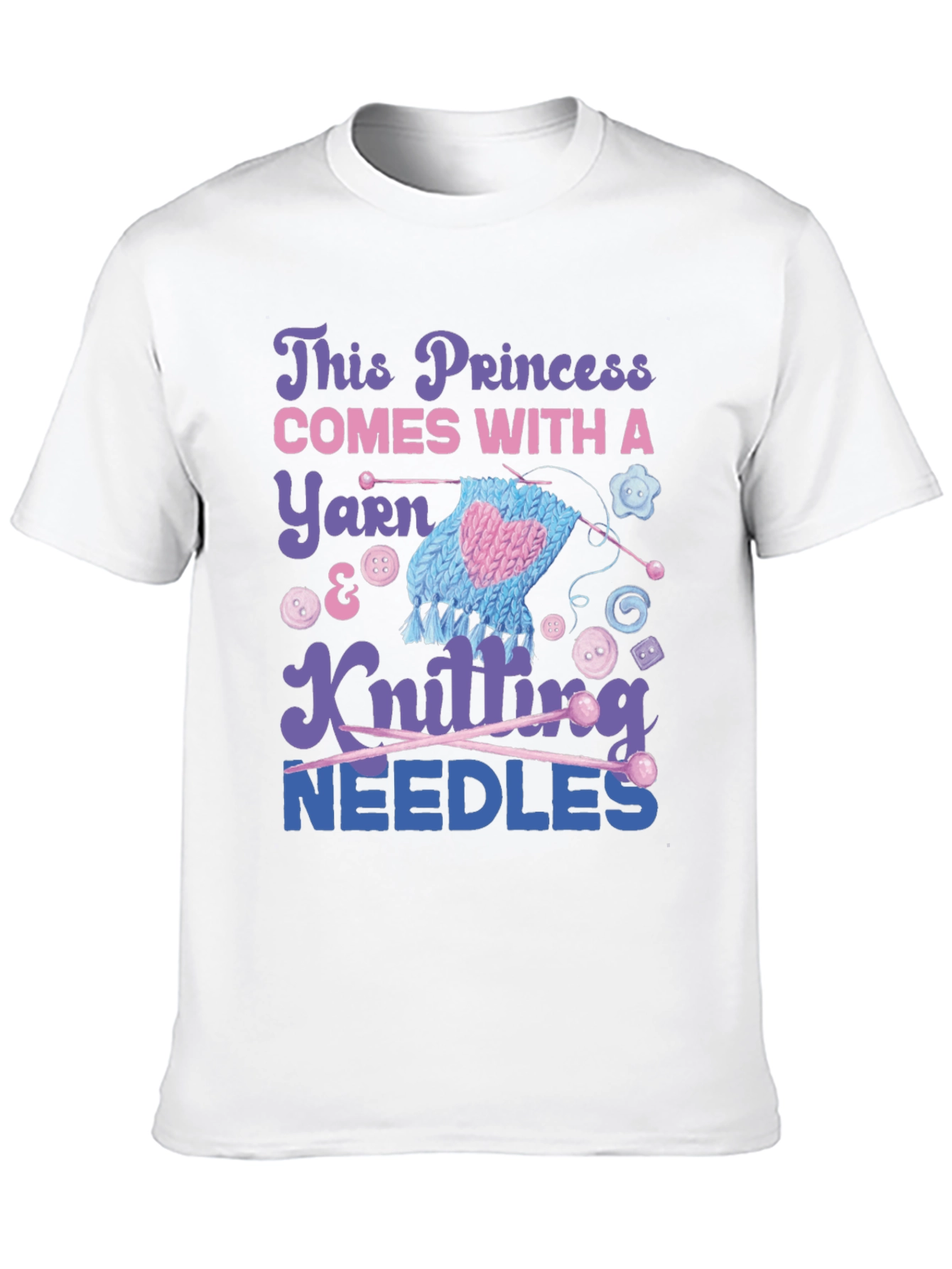 Knitting Princess Graphic Tee
