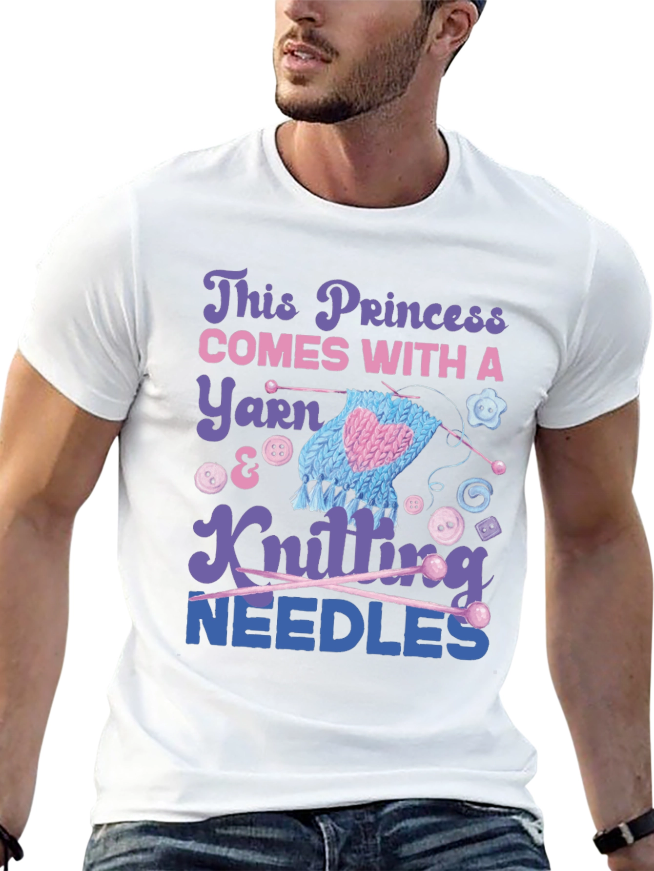 Knitting Princess Graphic Tee