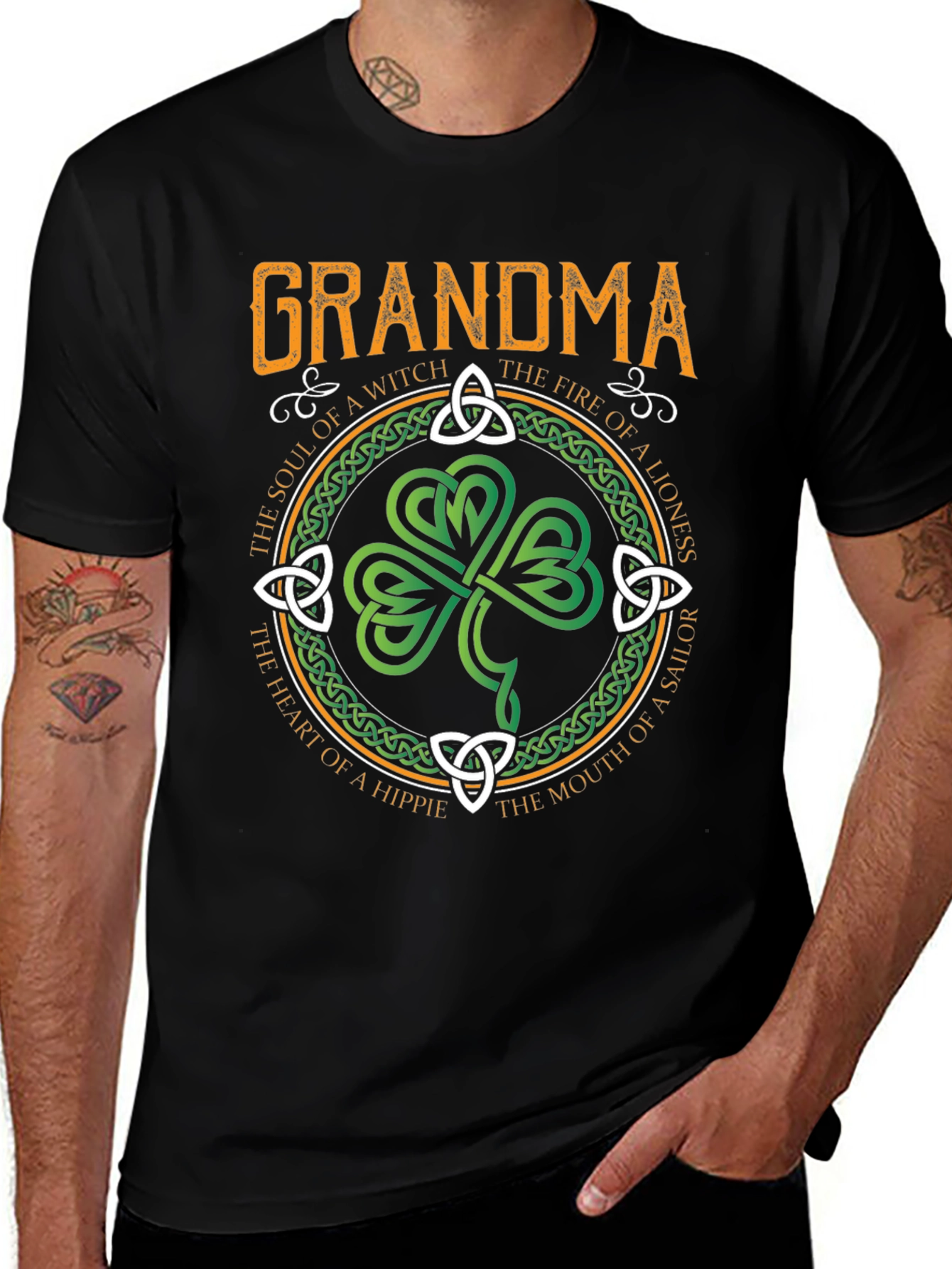 Grandma Lucky Shamrock T-Shirt