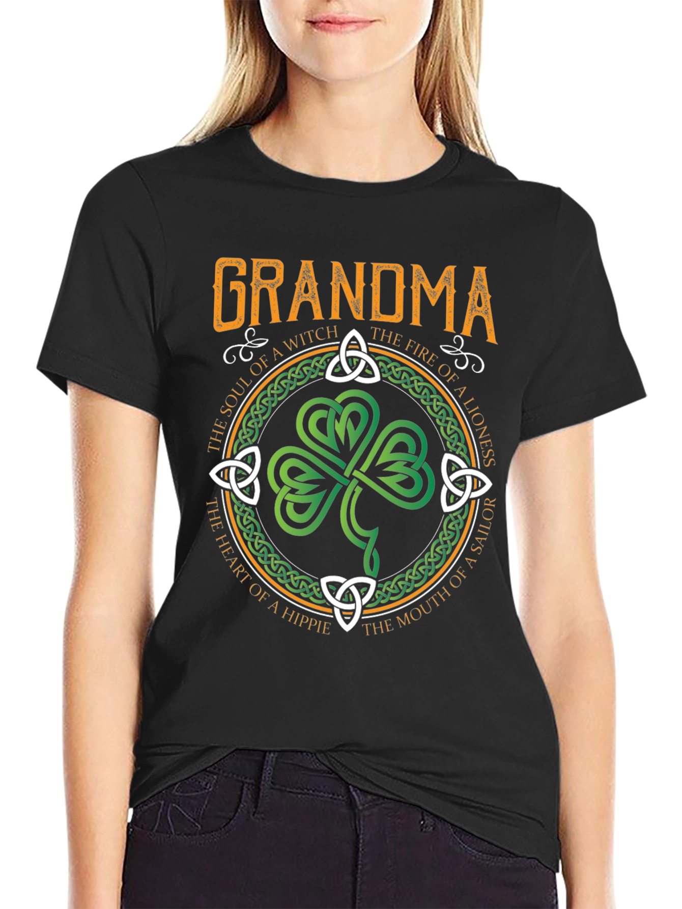 Grandma Lucky Shamrock T-Shirt