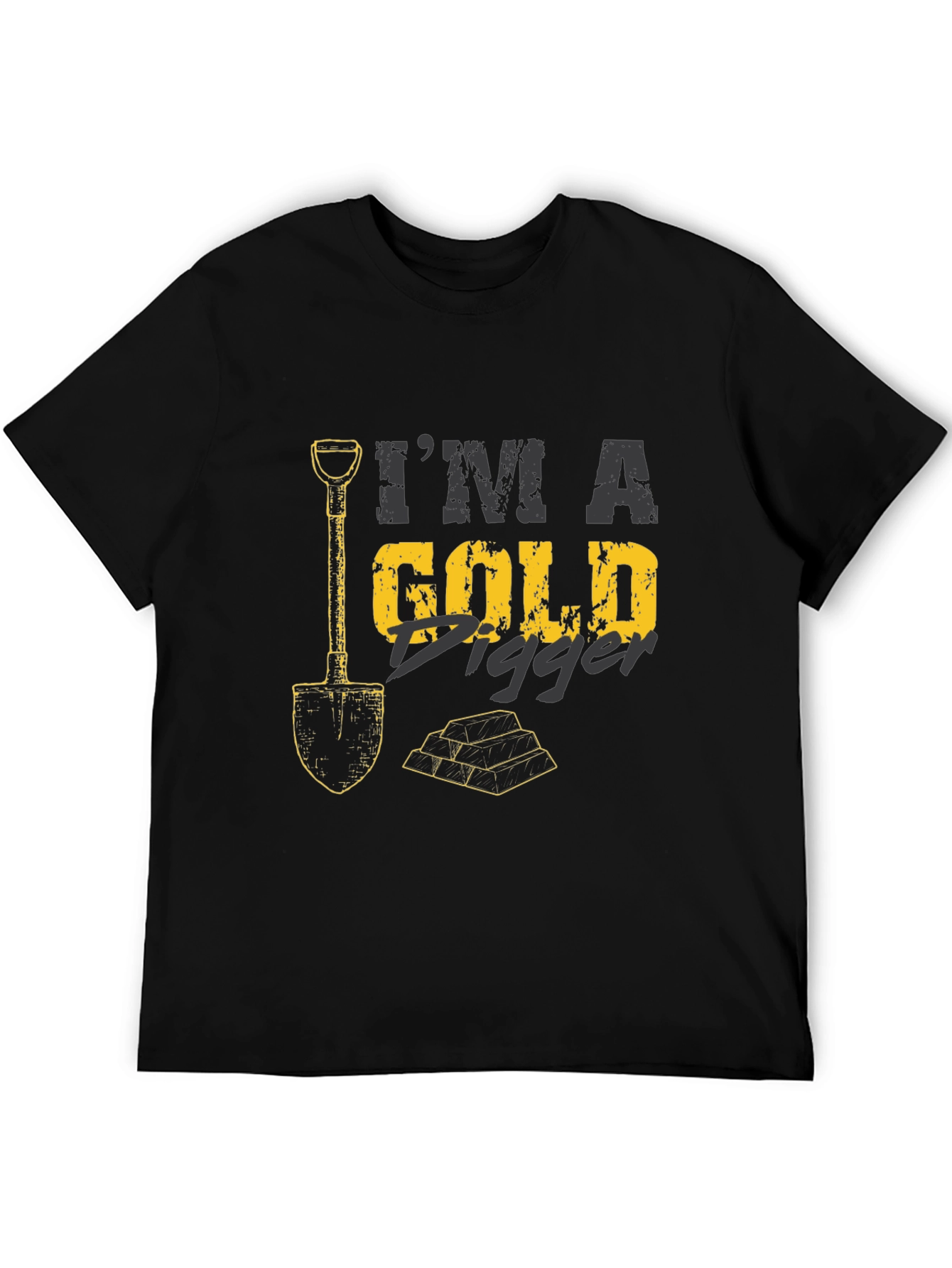 Im A Gold Digger Black T-Shirt