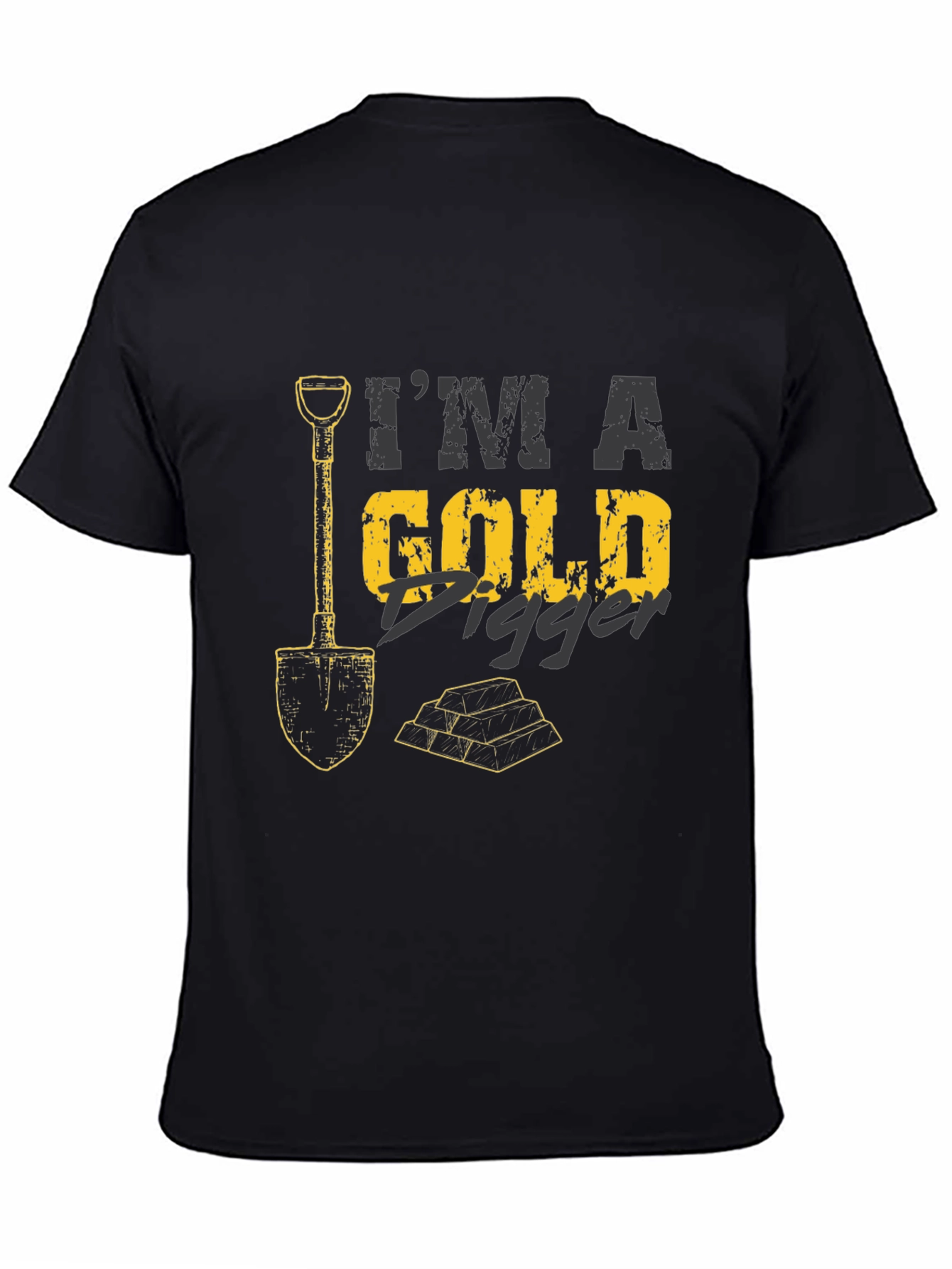 Im A Gold Digger Black T-Shirt
