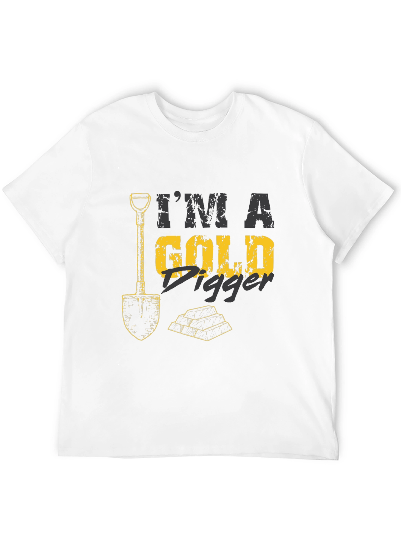 Im A Gold Digger Black T-Shirt