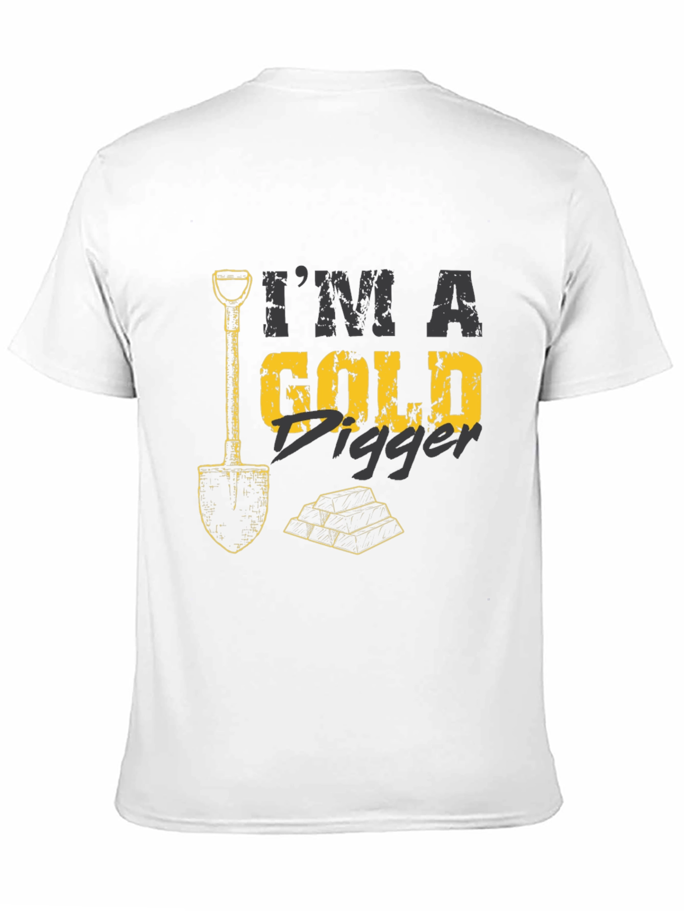 Im A Gold Digger Black T-Shirt
