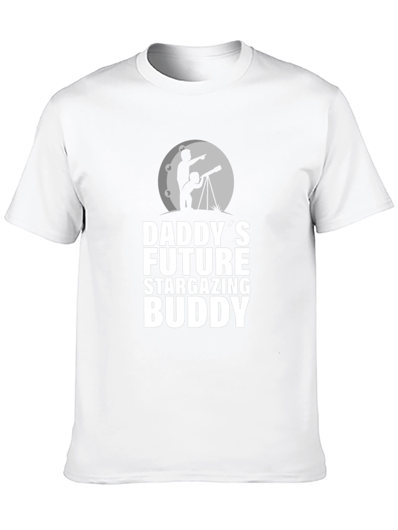 Daddys Future Stargazing Buddy Black T-Shirt