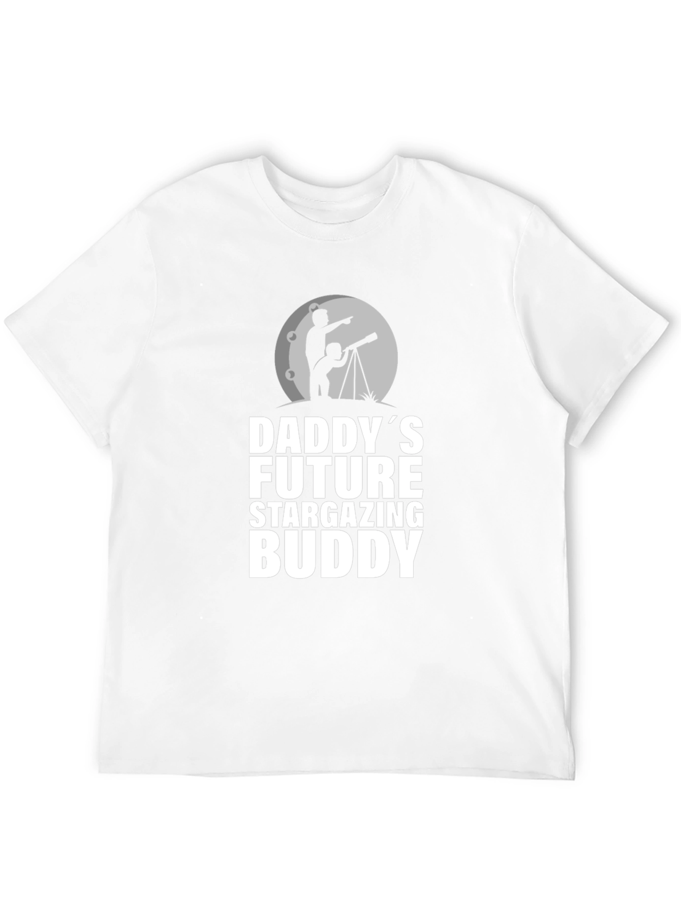 Daddys Future Stargazing Buddy Black T-Shirt