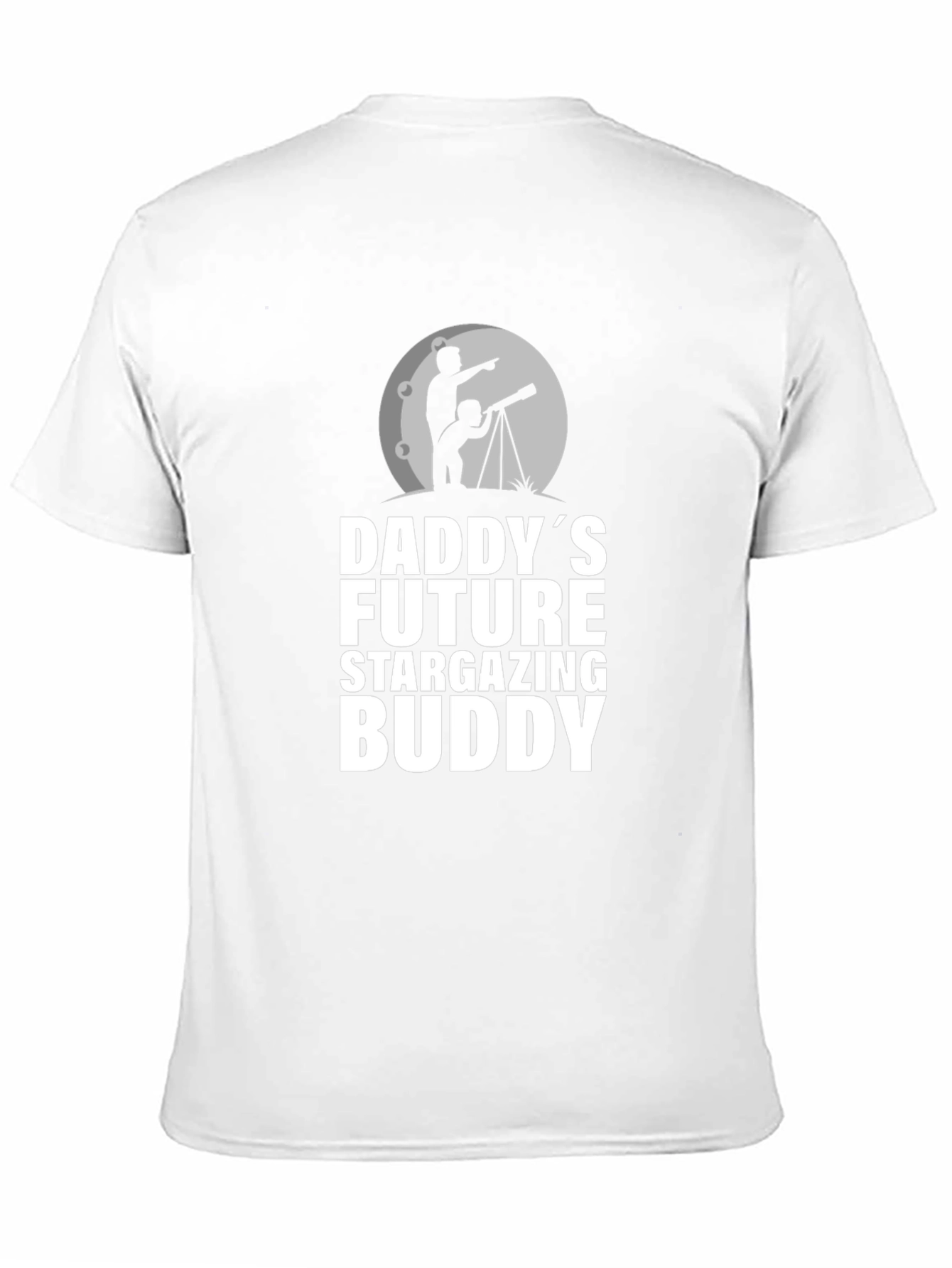 Daddys Future Stargazing Buddy Black T-Shirt