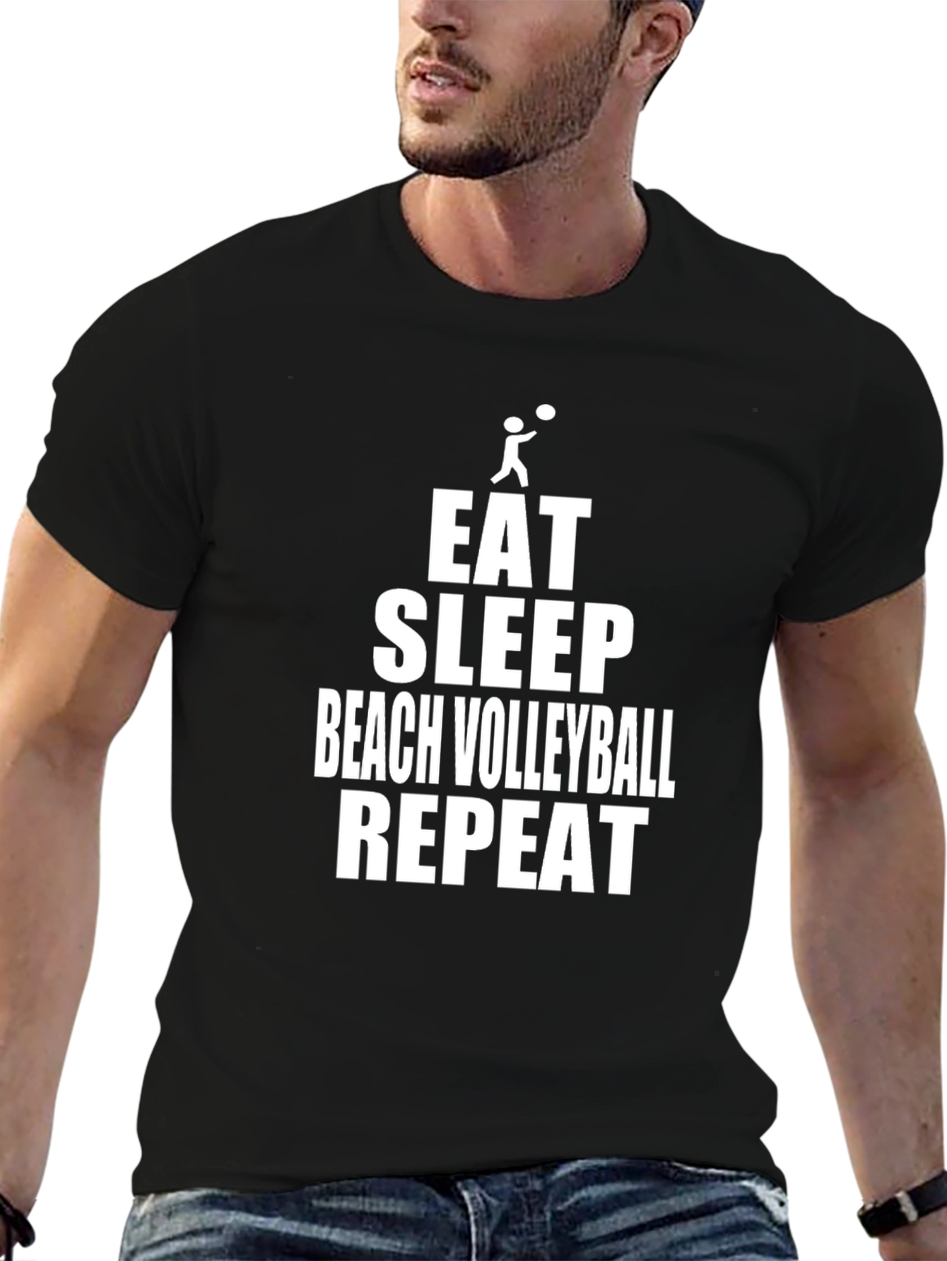 Eat Sleep Beach Volleyball Repeat T-Shirt