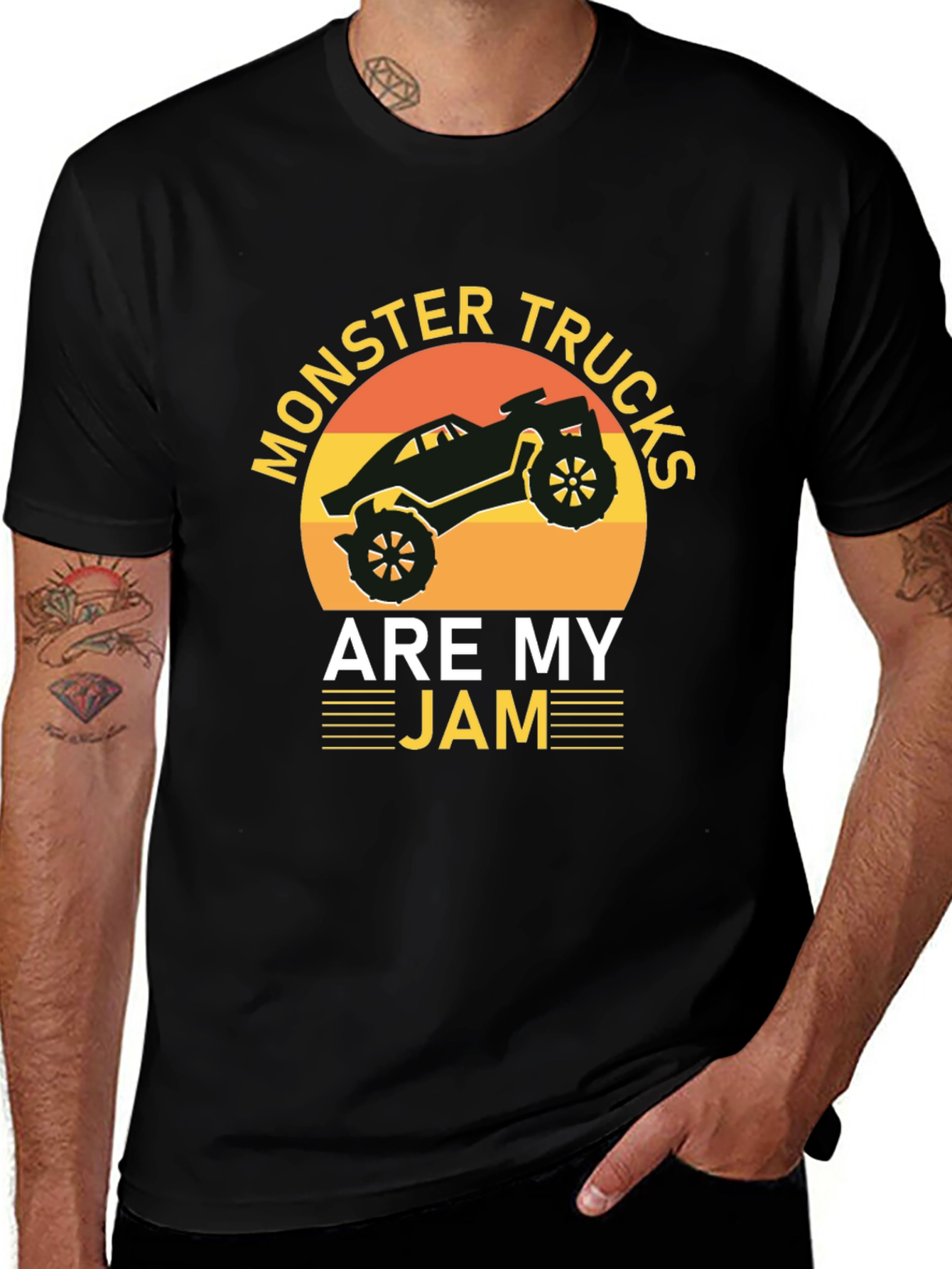 Monster Trucks Are My Jam Graphic T-Shirt