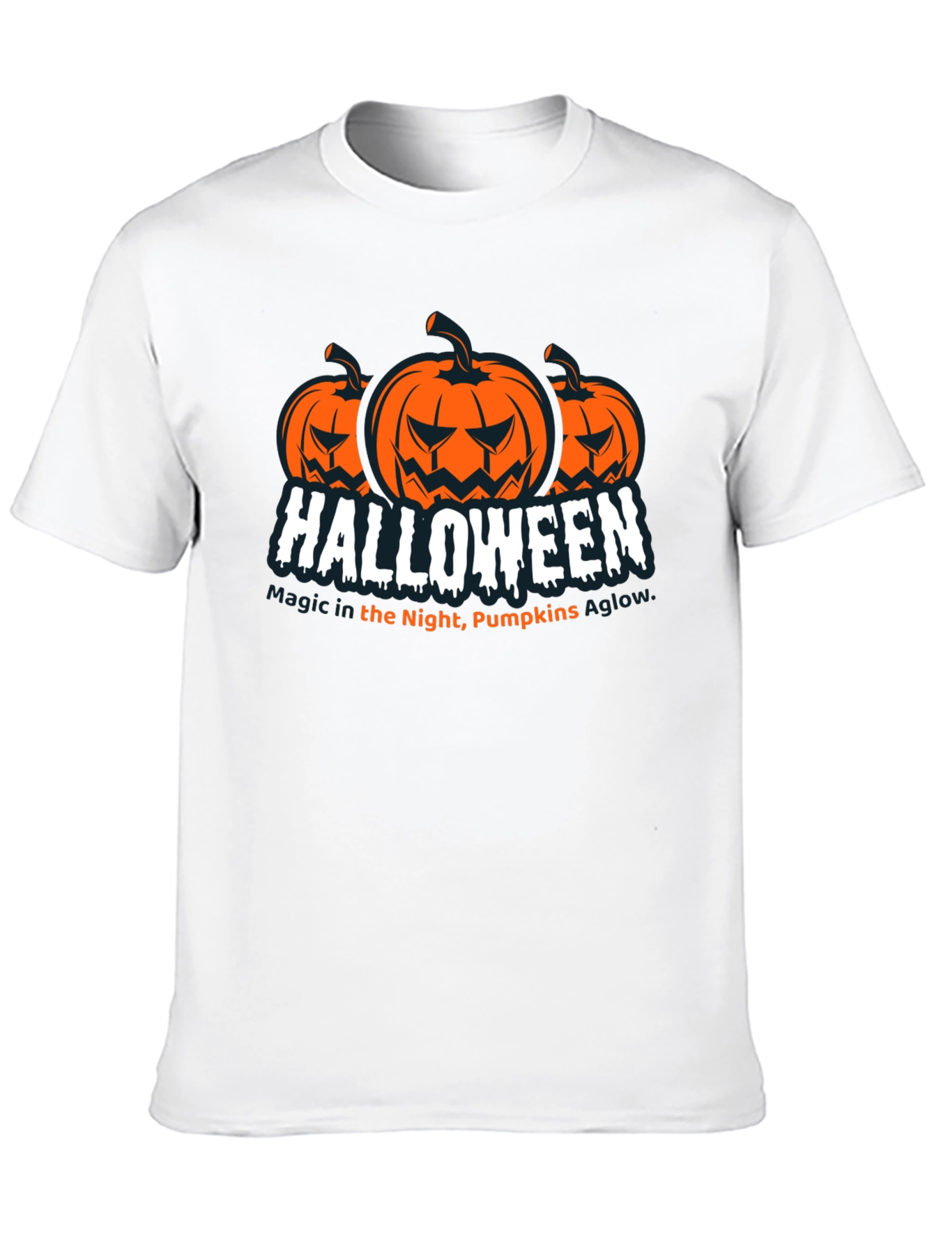 Halloween Pumpkin T-Shirt - Magic in the Night