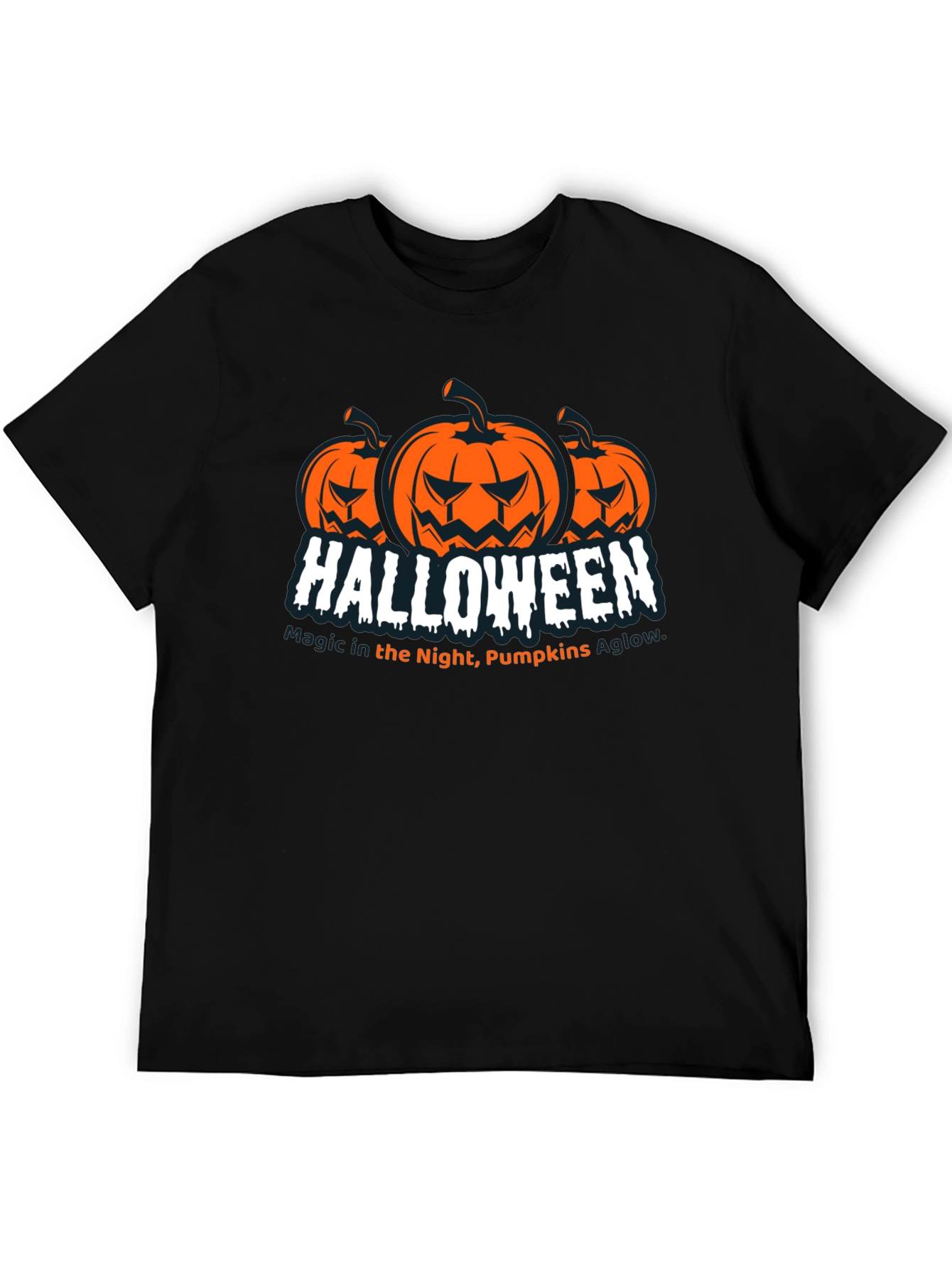 Halloween Pumpkin T-Shirt - Magic in the Night
