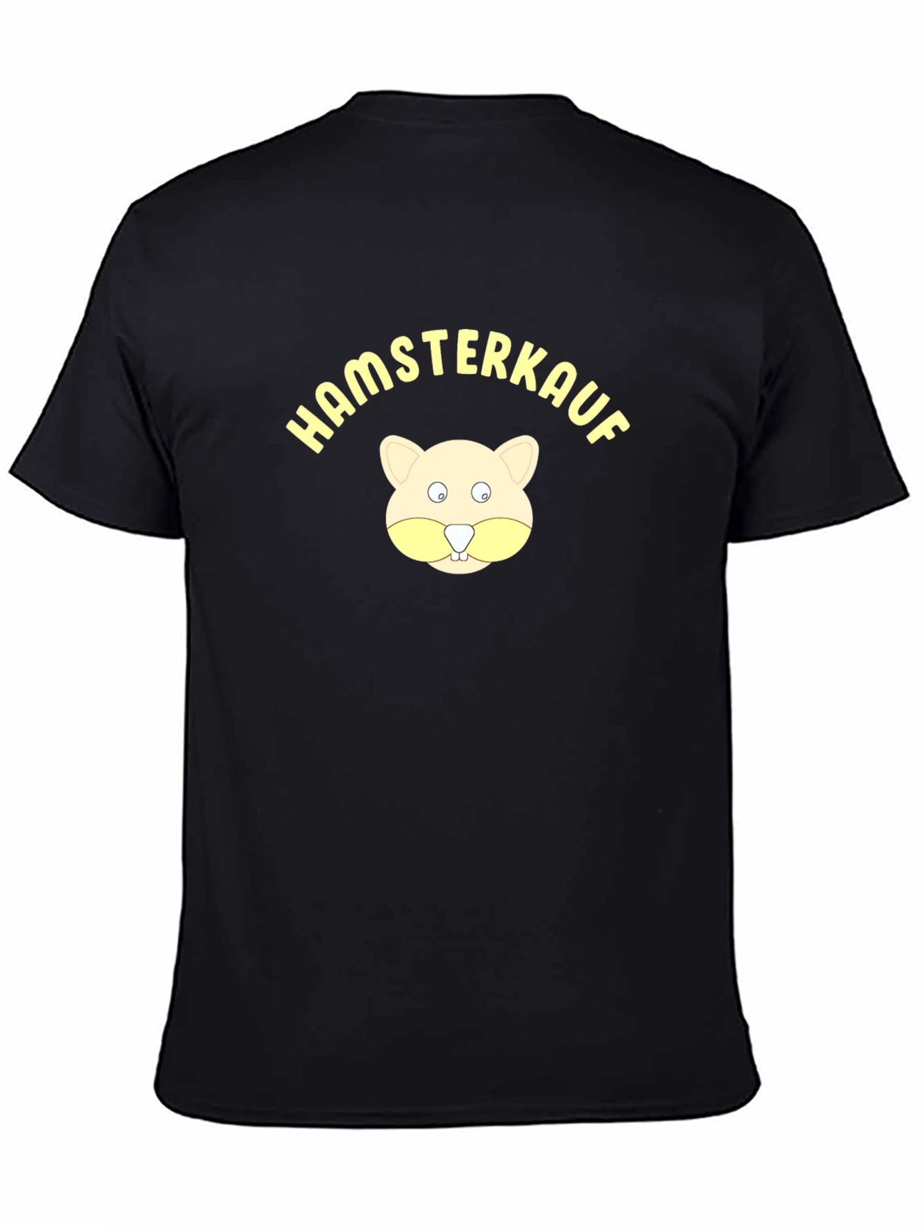 Hamsterkauf Graphic Tee - Black Cotton T-Shirt