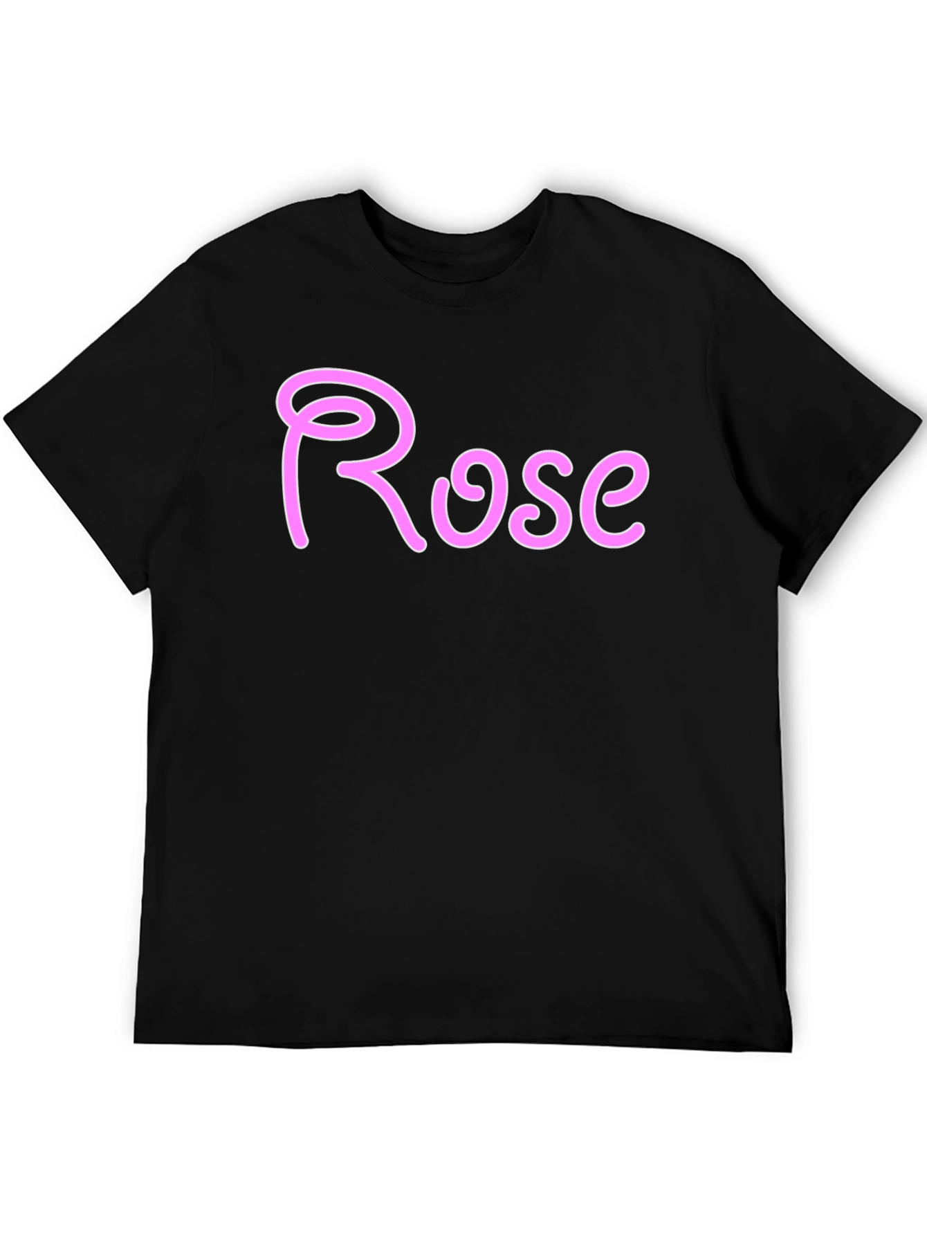 Rose Graphic T-Shirt - Casual Wear
