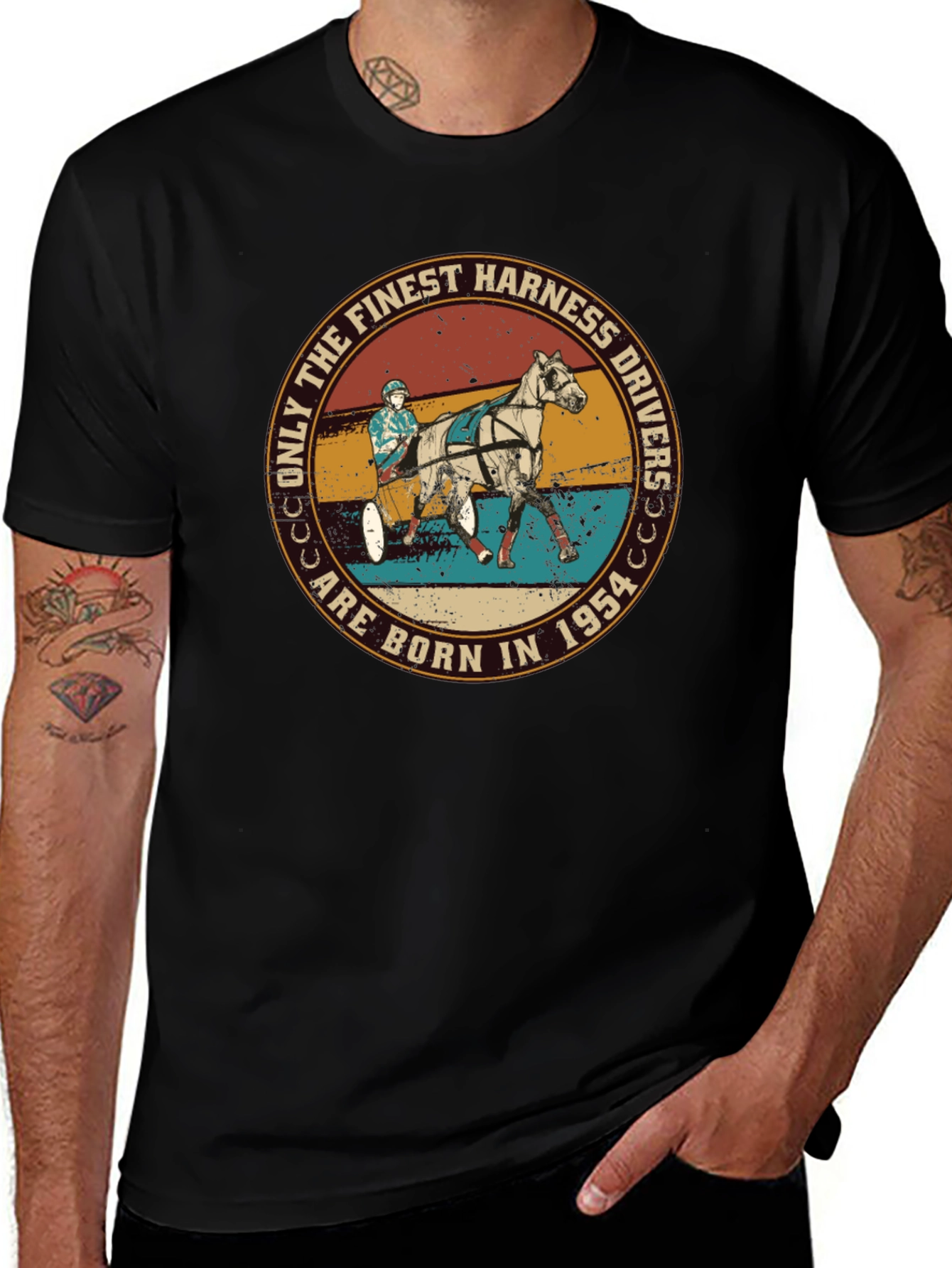 Finest Harness Drivers Born in 1954 T-Shirt