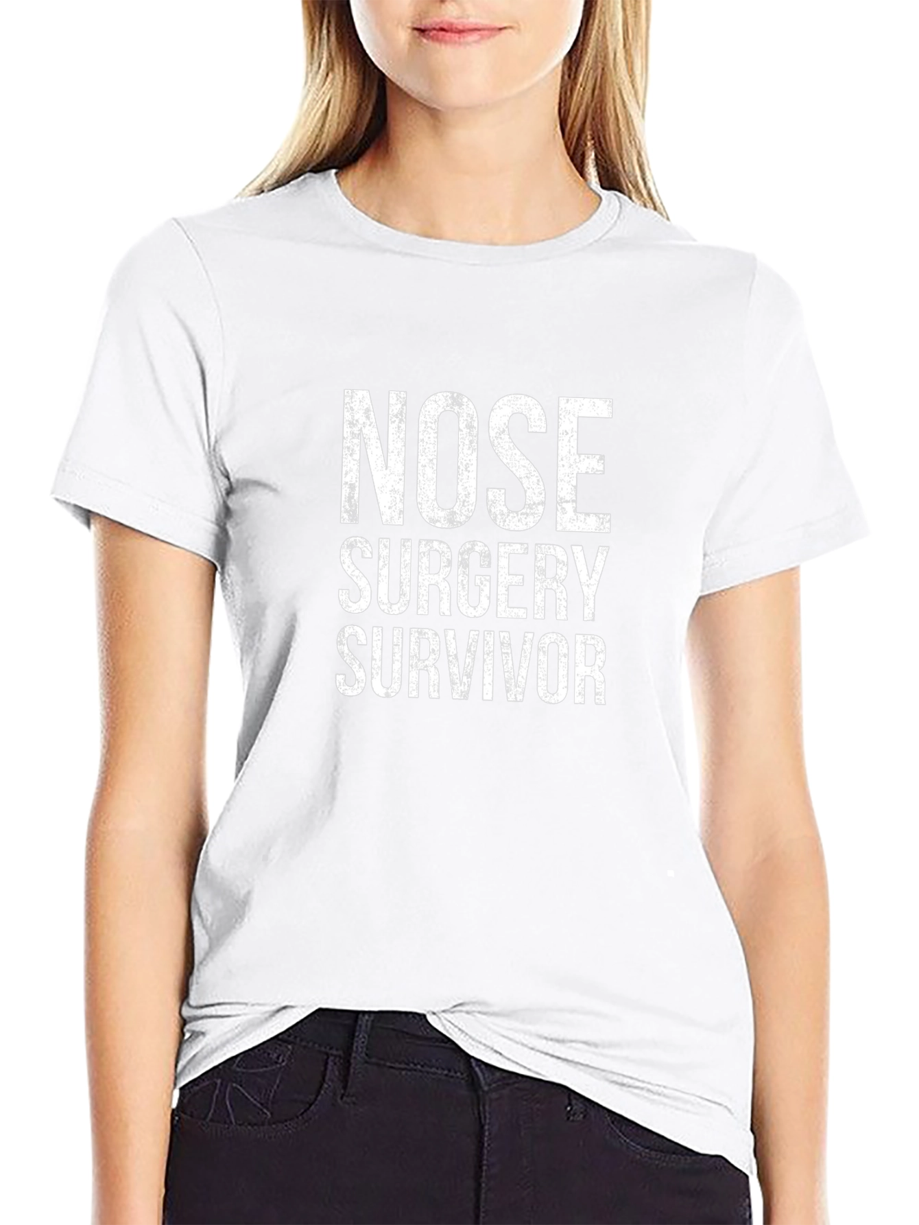 Nose Surgery Survivor T-Shirt Rhinoplasty Recovery Tee