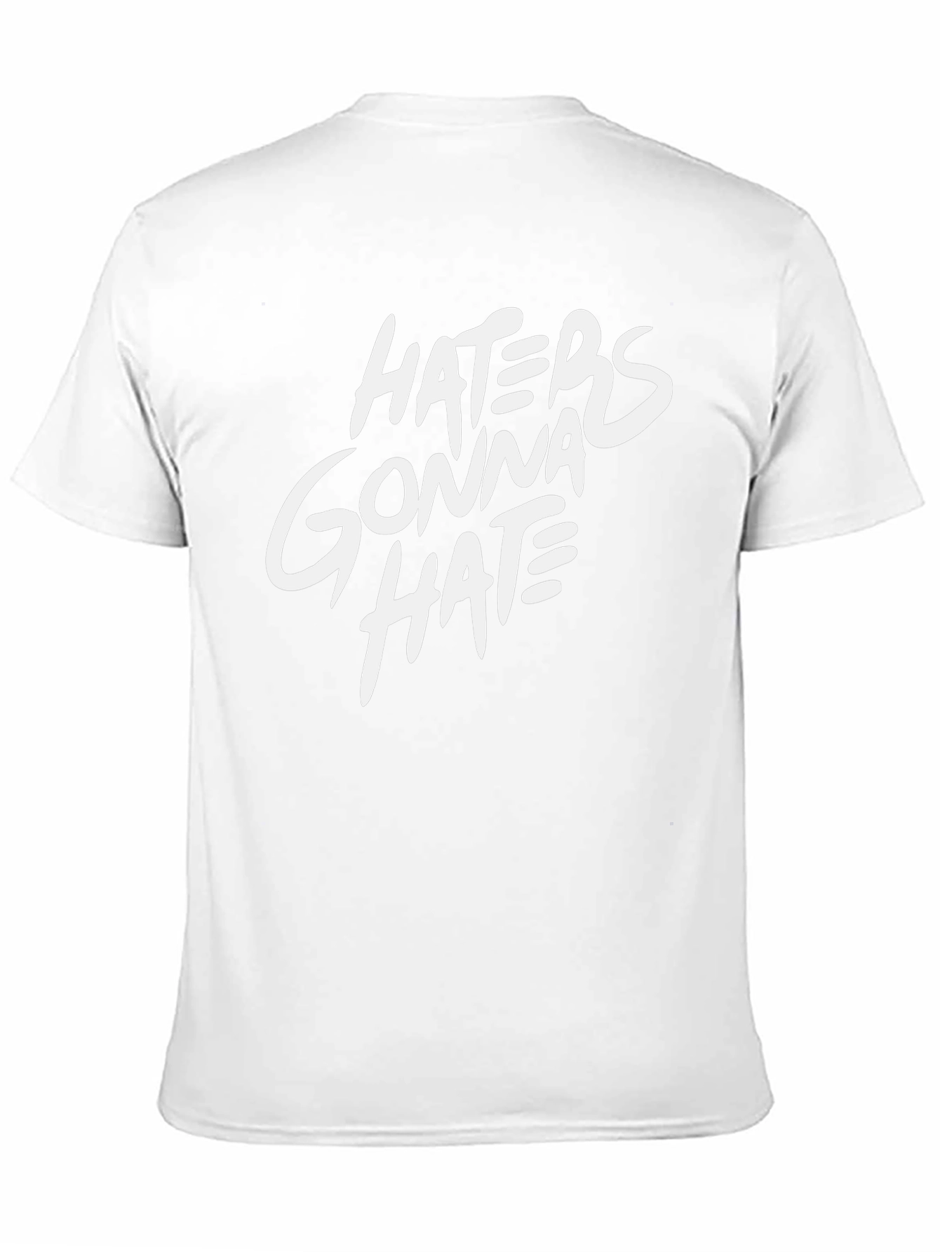 Haters Gonna Hate Black Graphic Tee Shirt