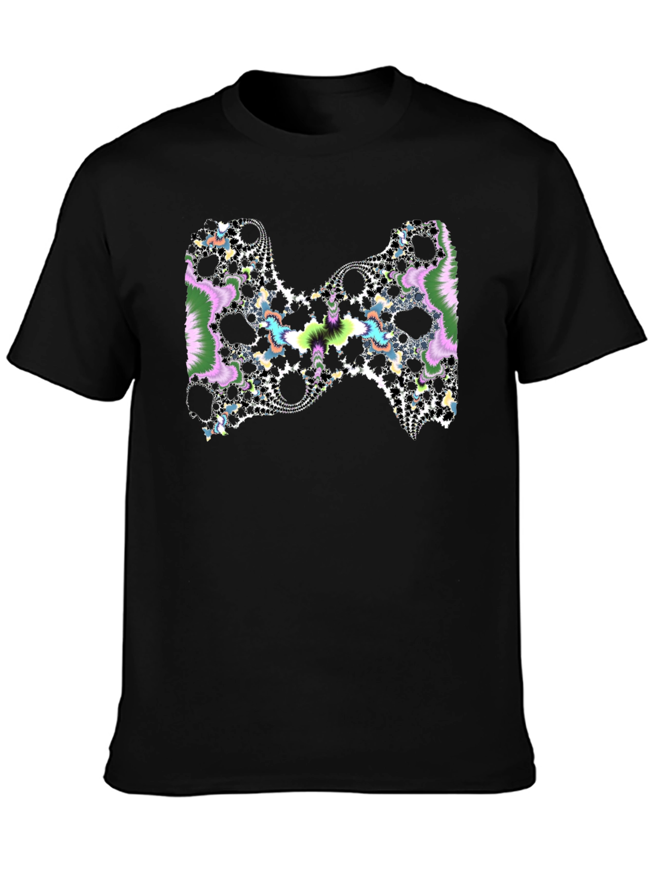 Fractal Design Tee - Black Casual Shirt