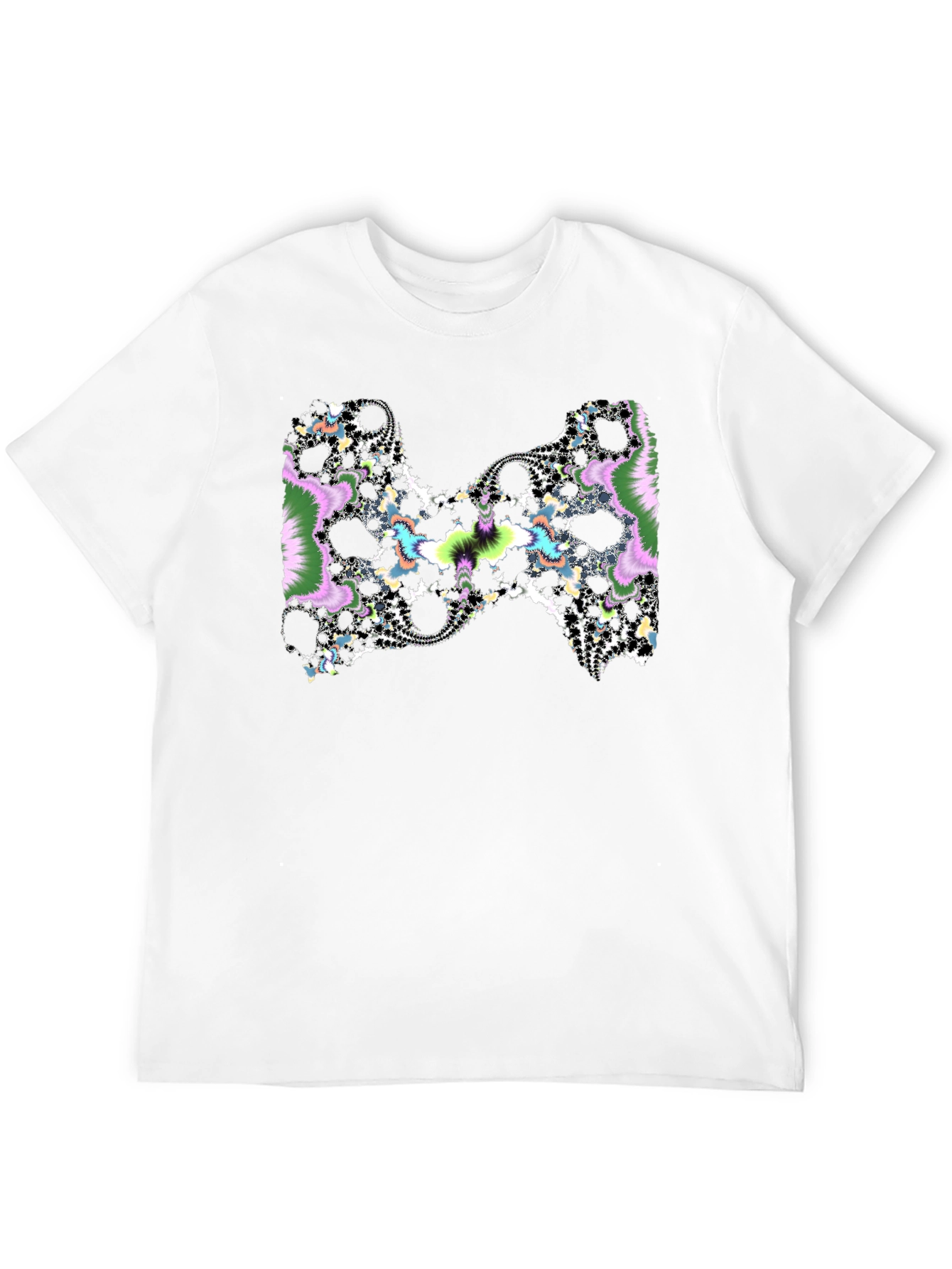 Fractal Design Tee - Black Casual Shirt