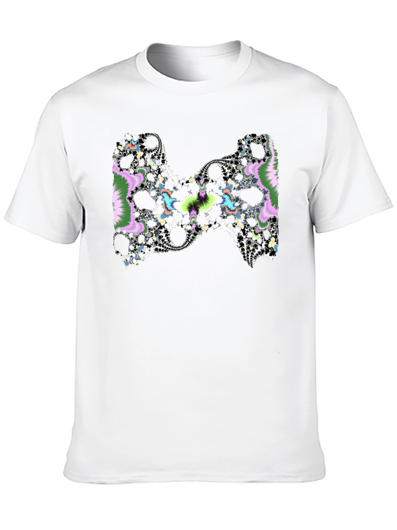 Fractal Design Tee - Black Casual Shirt