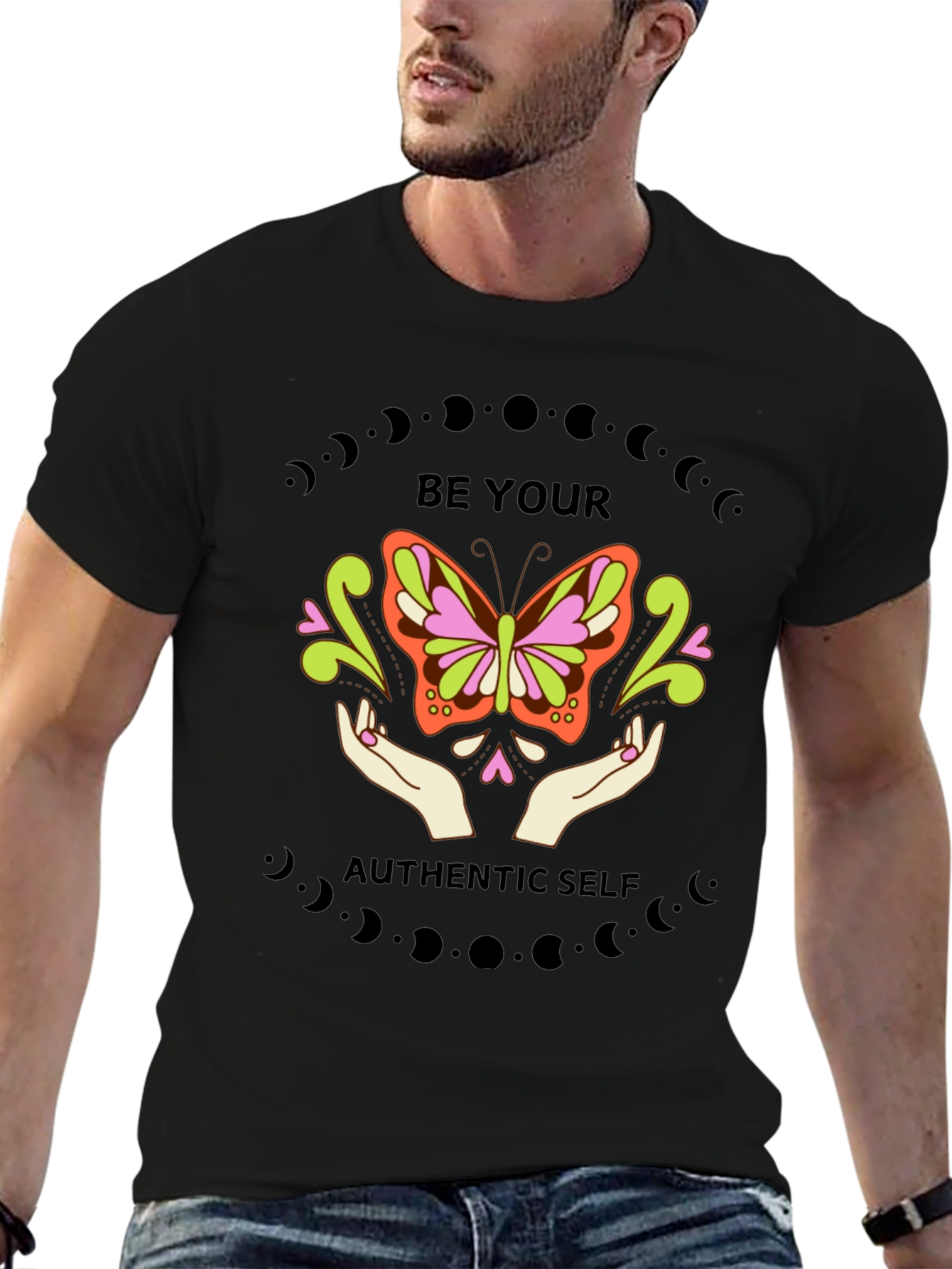 Be Your Authentic Self Butterfly Graphic Tee