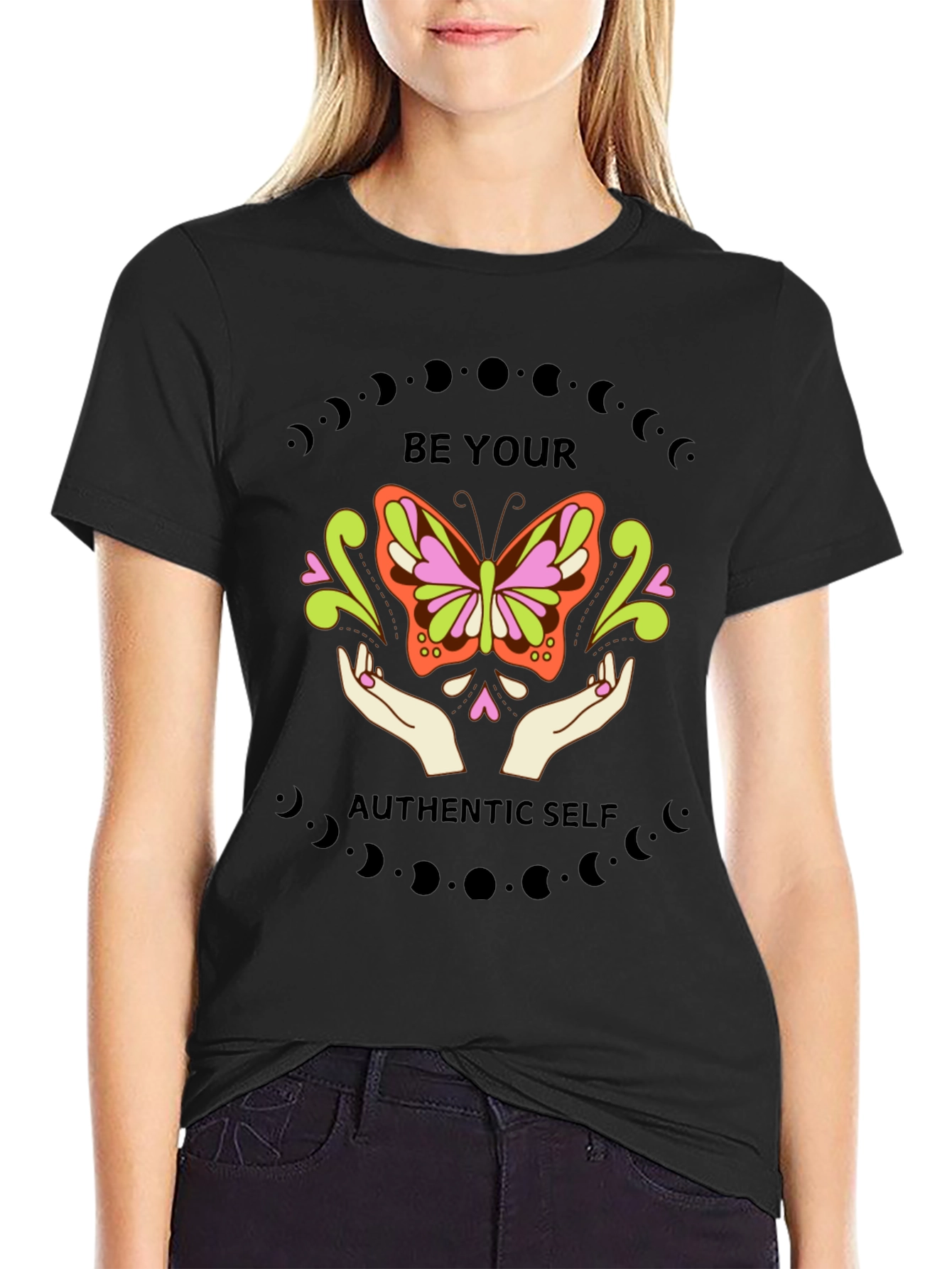 Be Your Authentic Self Butterfly Graphic Tee
