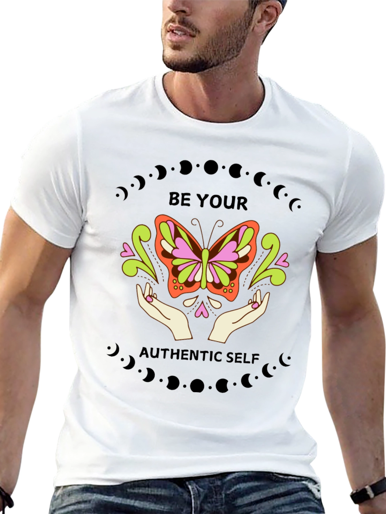 Be Your Authentic Self Butterfly Graphic Tee
