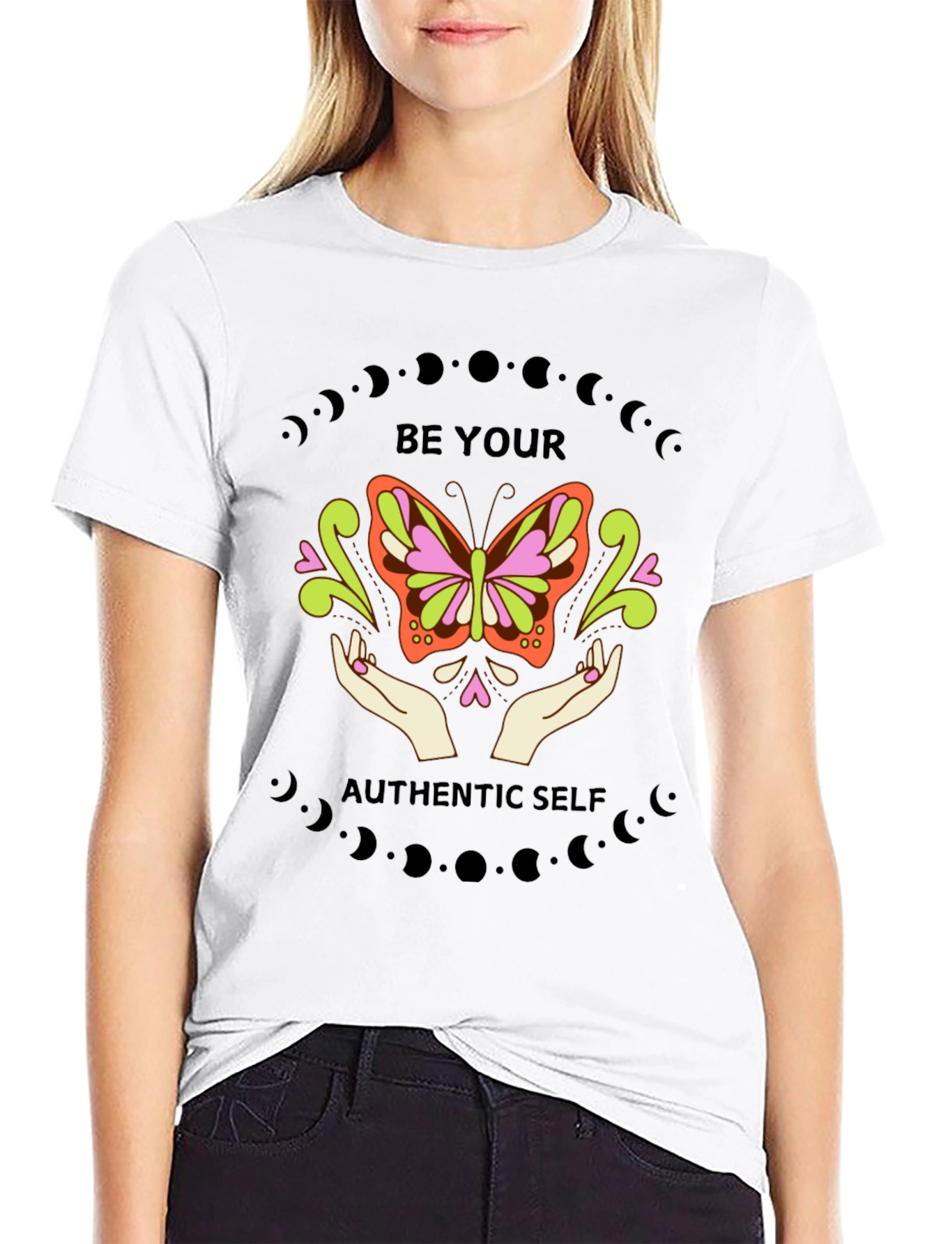 Be Your Authentic Self Butterfly Graphic Tee
