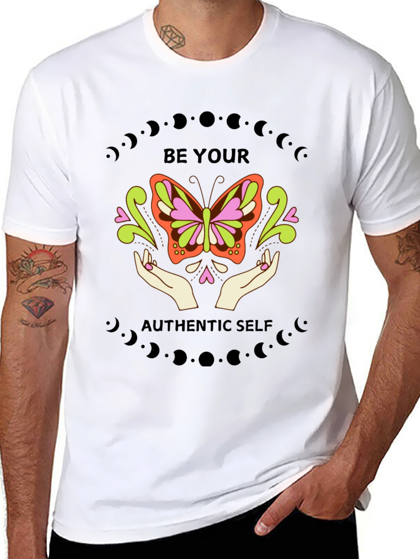 Be Your Authentic Self Butterfly Graphic Tee