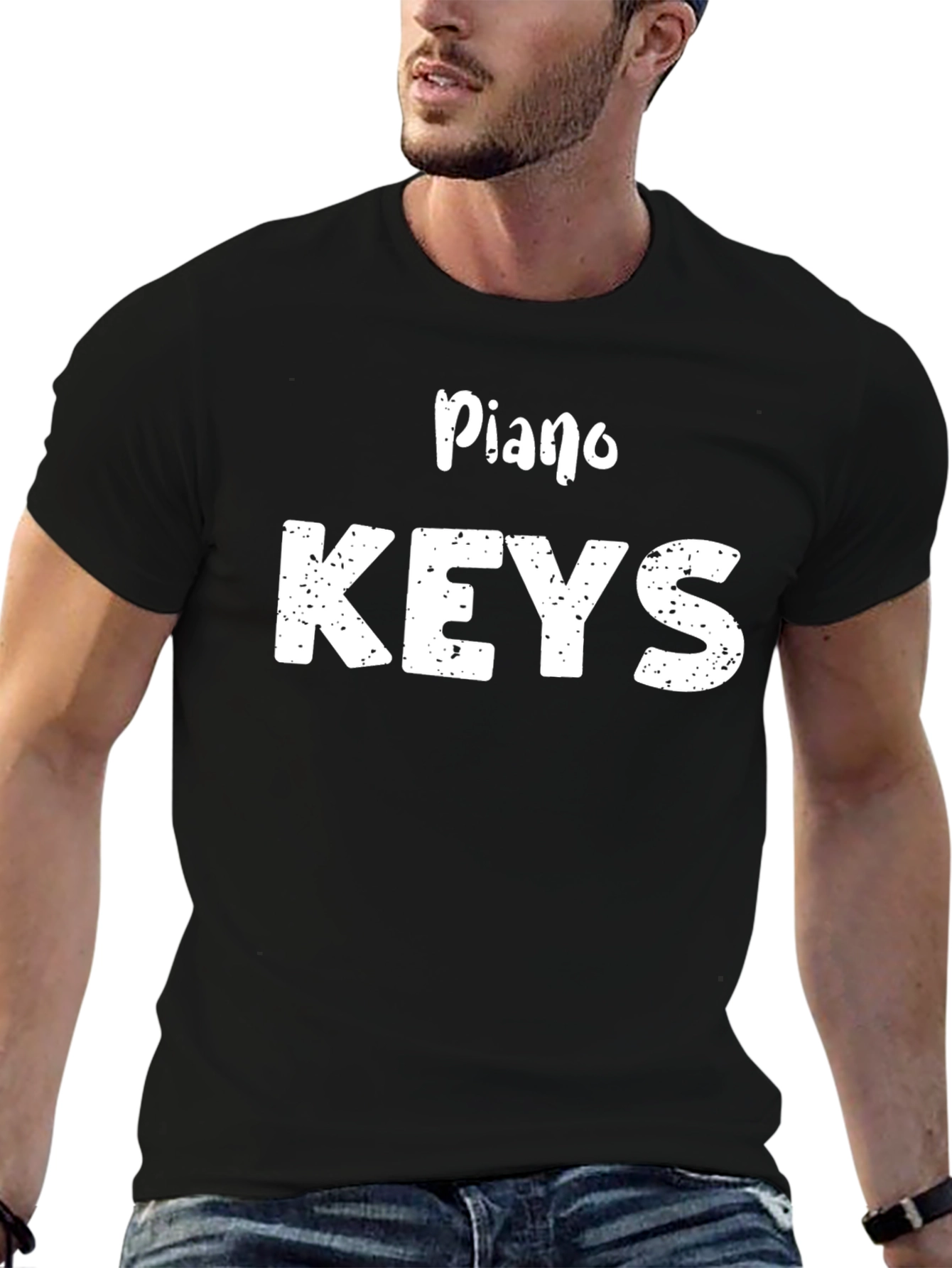 Piano Keys Graphic T-Shirt - Musician Apparel