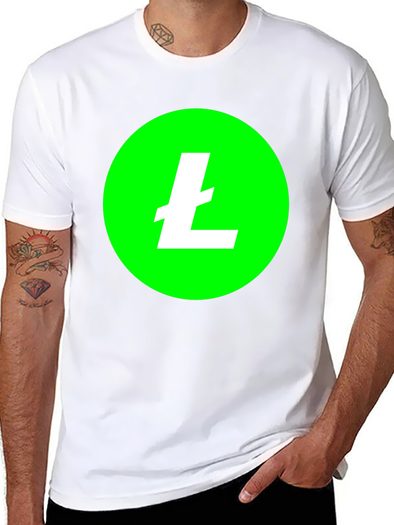 Litecoin Logo T-Shirt - Crypto Tee