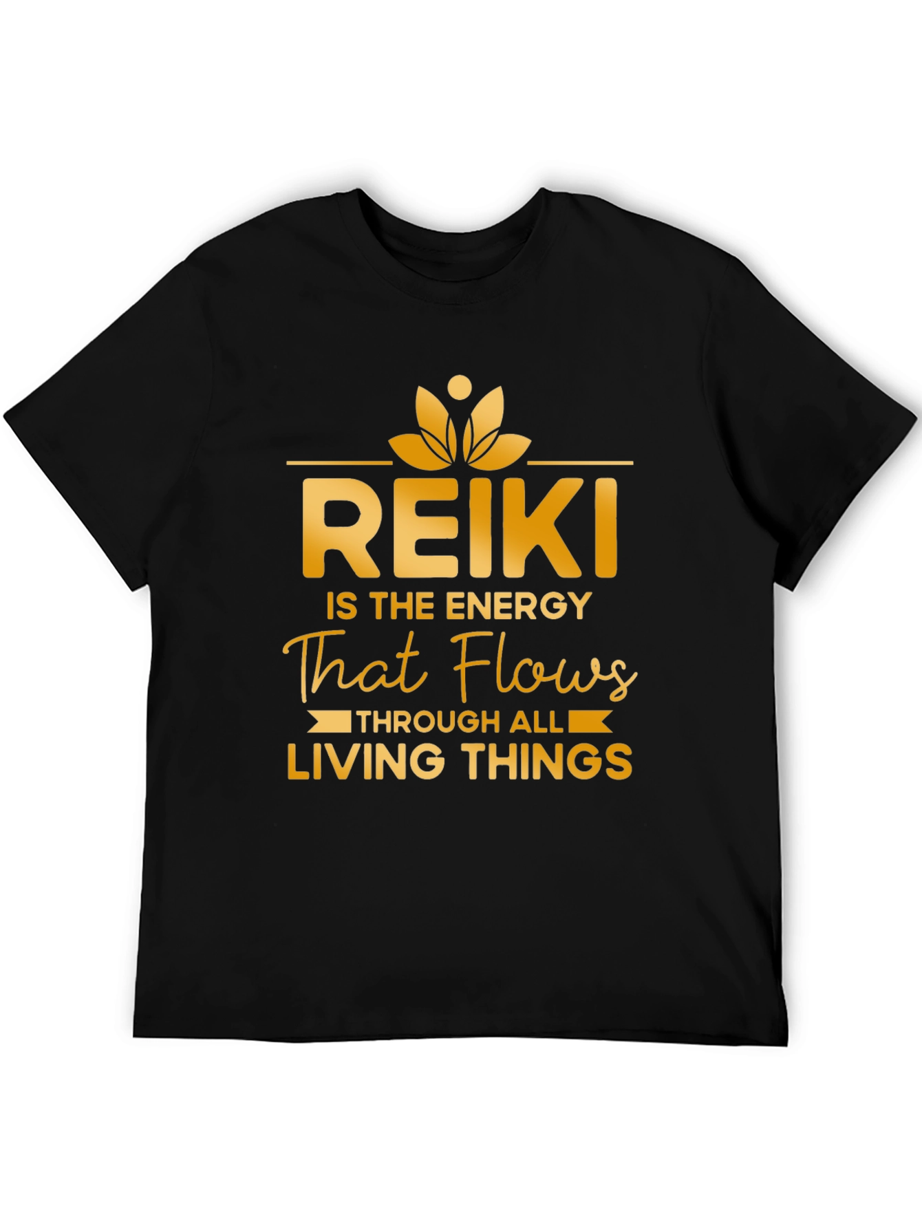 Reiki Energy Flow T-Shirt - Spiritual Zen Tee