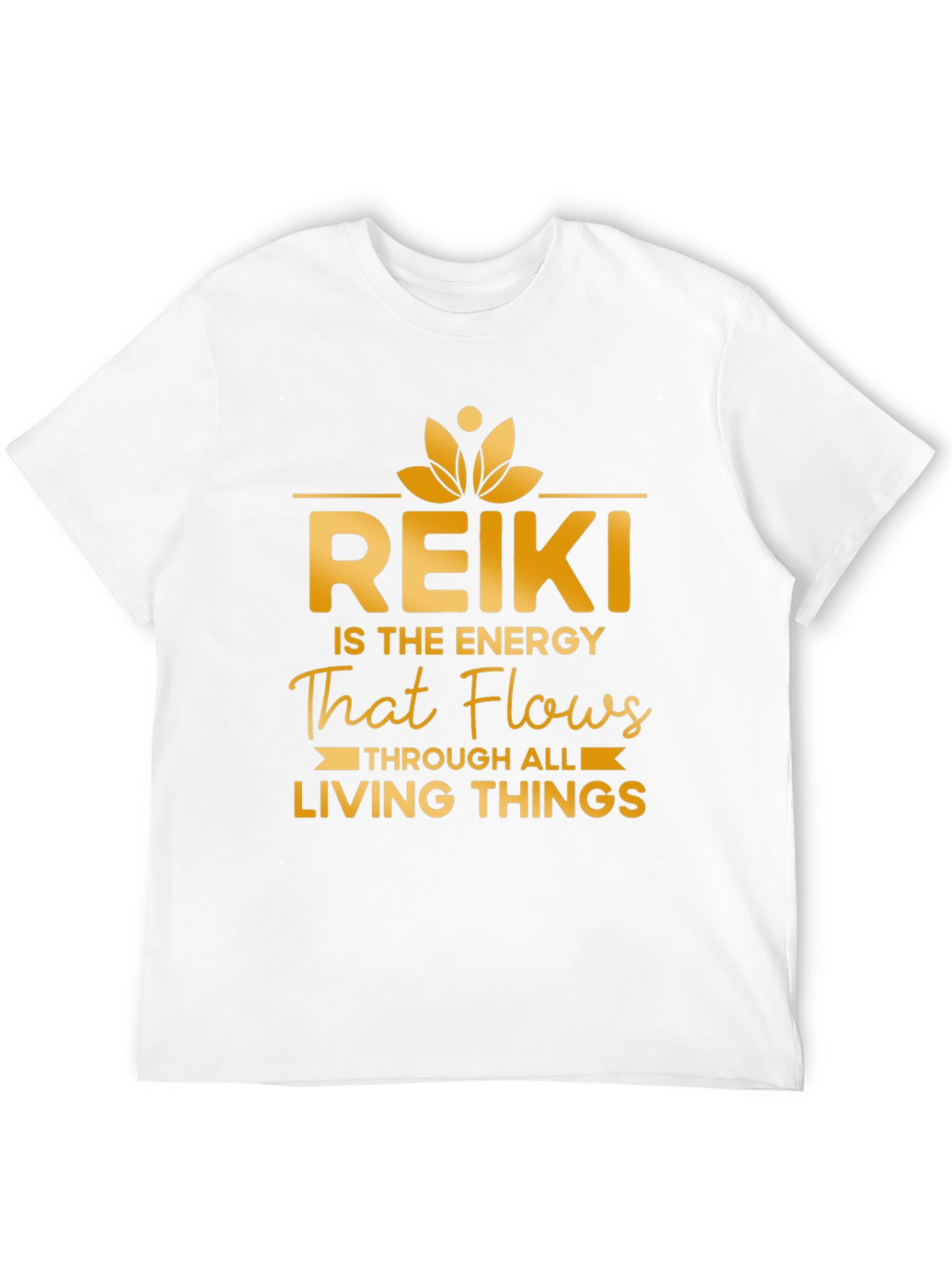 Reiki Energy Flow T-Shirt - Spiritual Zen Tee