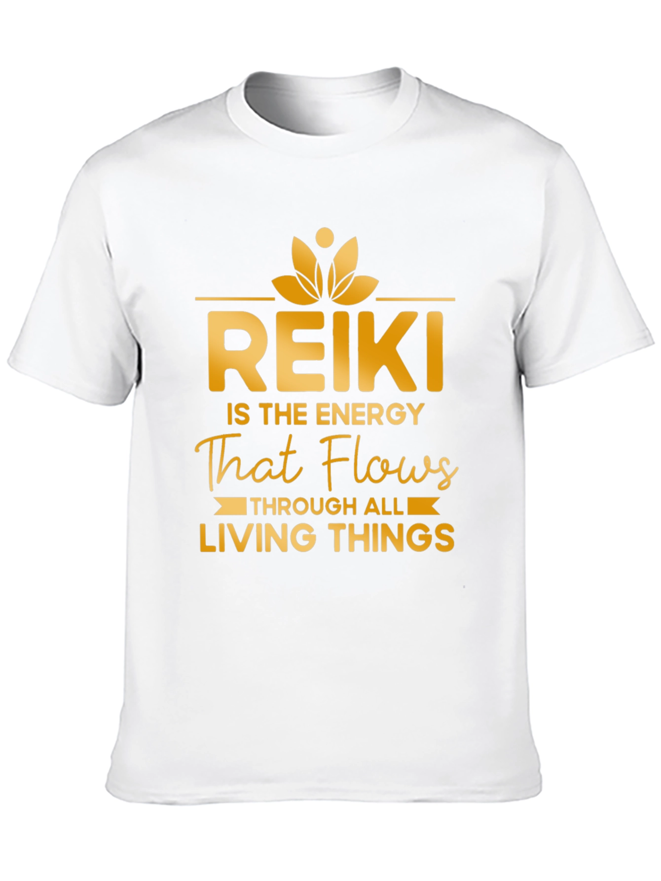 Reiki Energy Flow T-Shirt - Spiritual Zen Tee