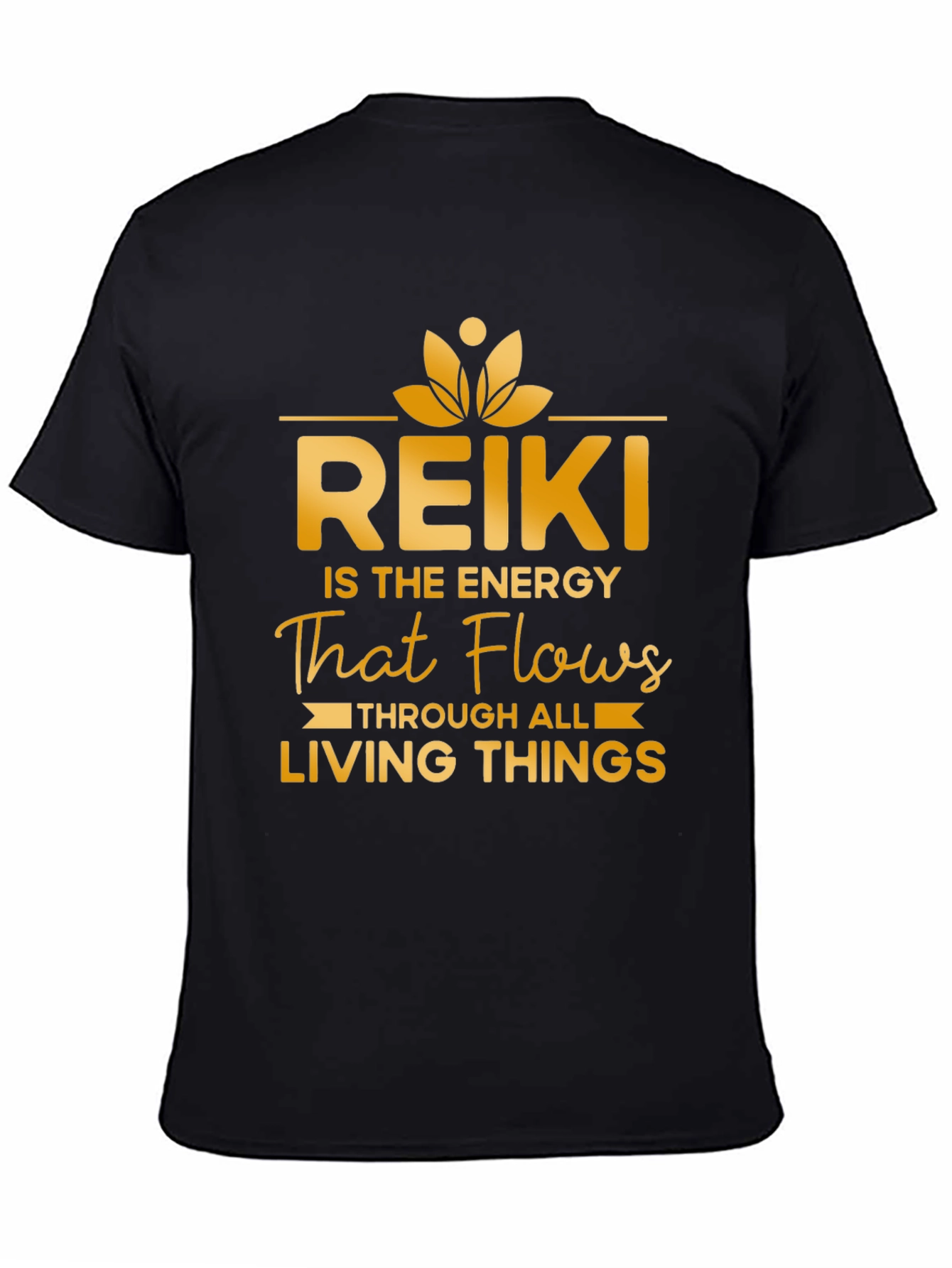 Reiki Energy Flow T-Shirt - Spiritual Zen Tee