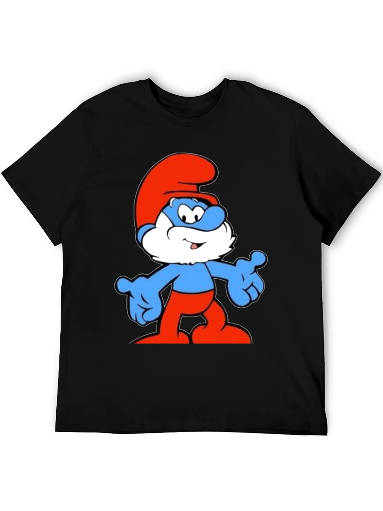 Papa Smurf Black T-Shirt