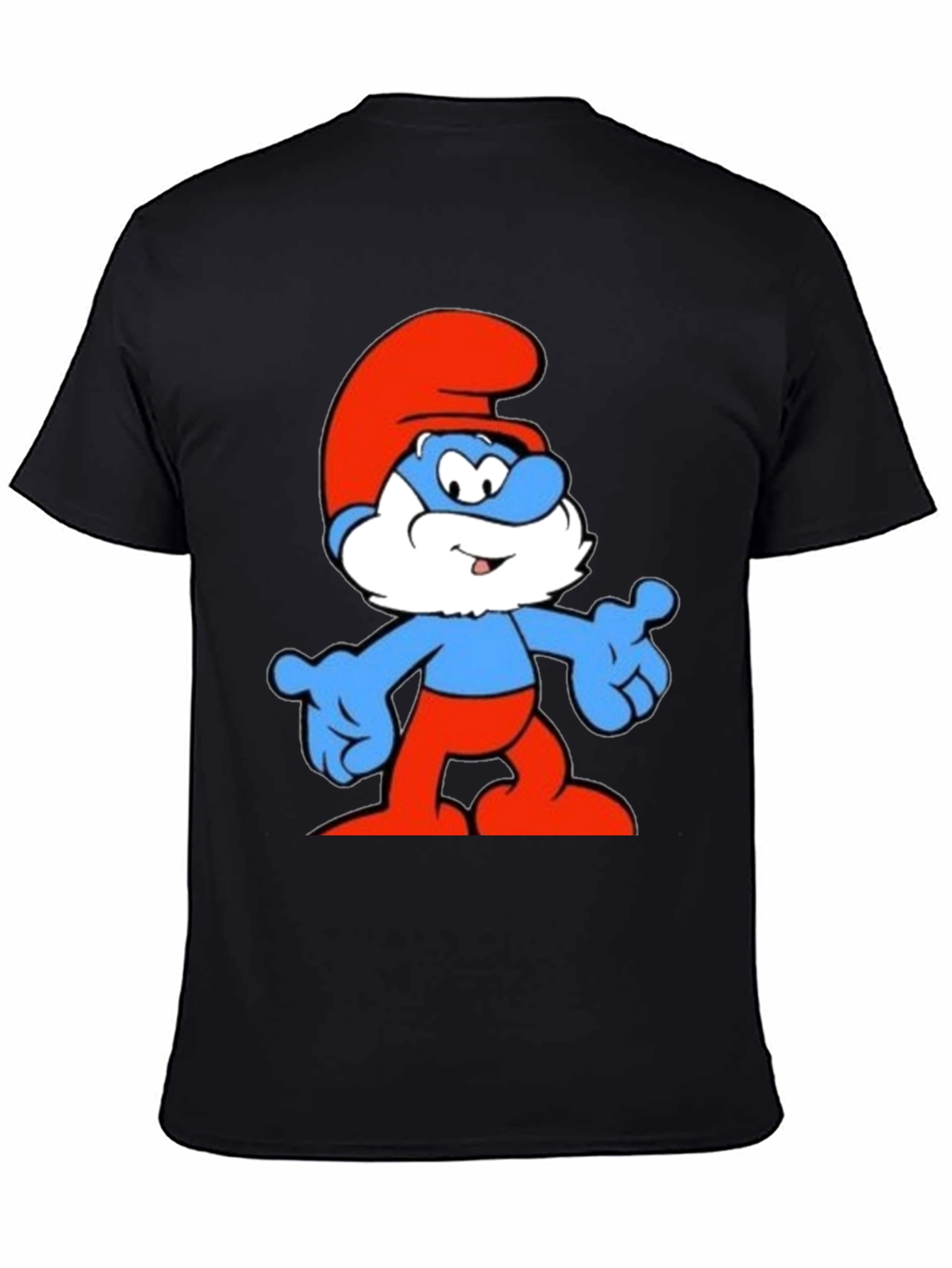 Papa Smurf Black T-Shirt