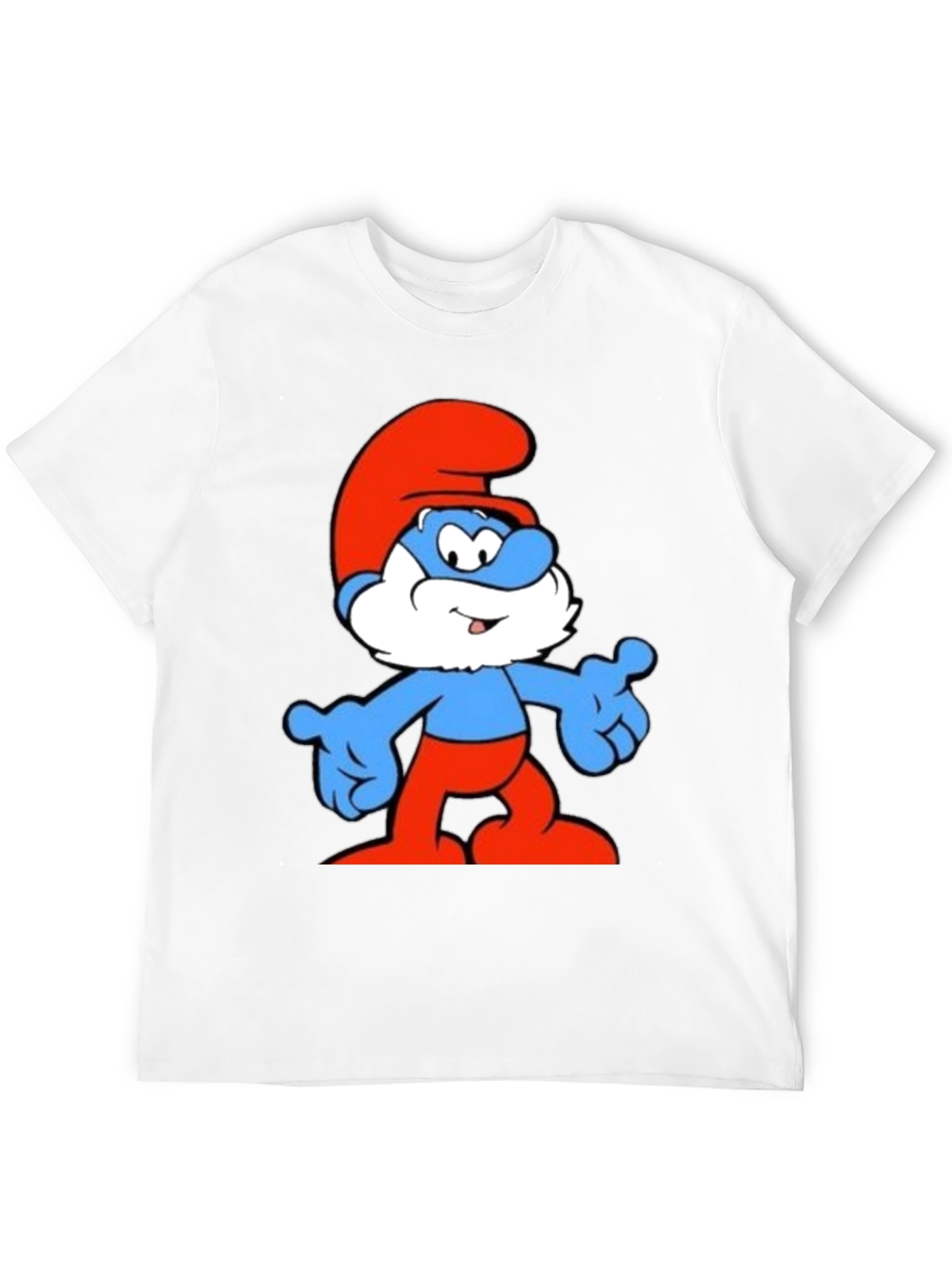 Papa Smurf Black T-Shirt