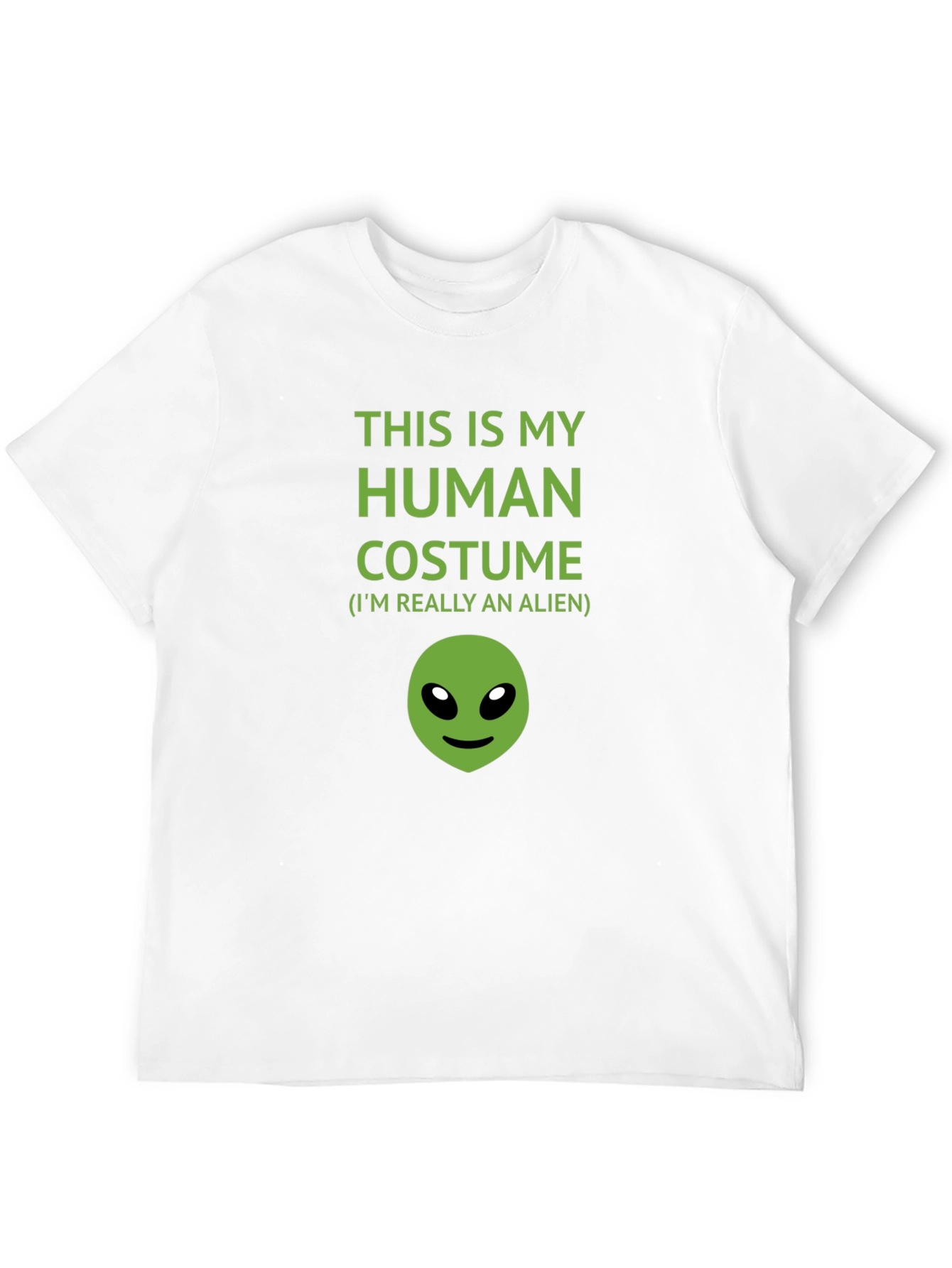 Human Costume Alien Graphic T-Shirt