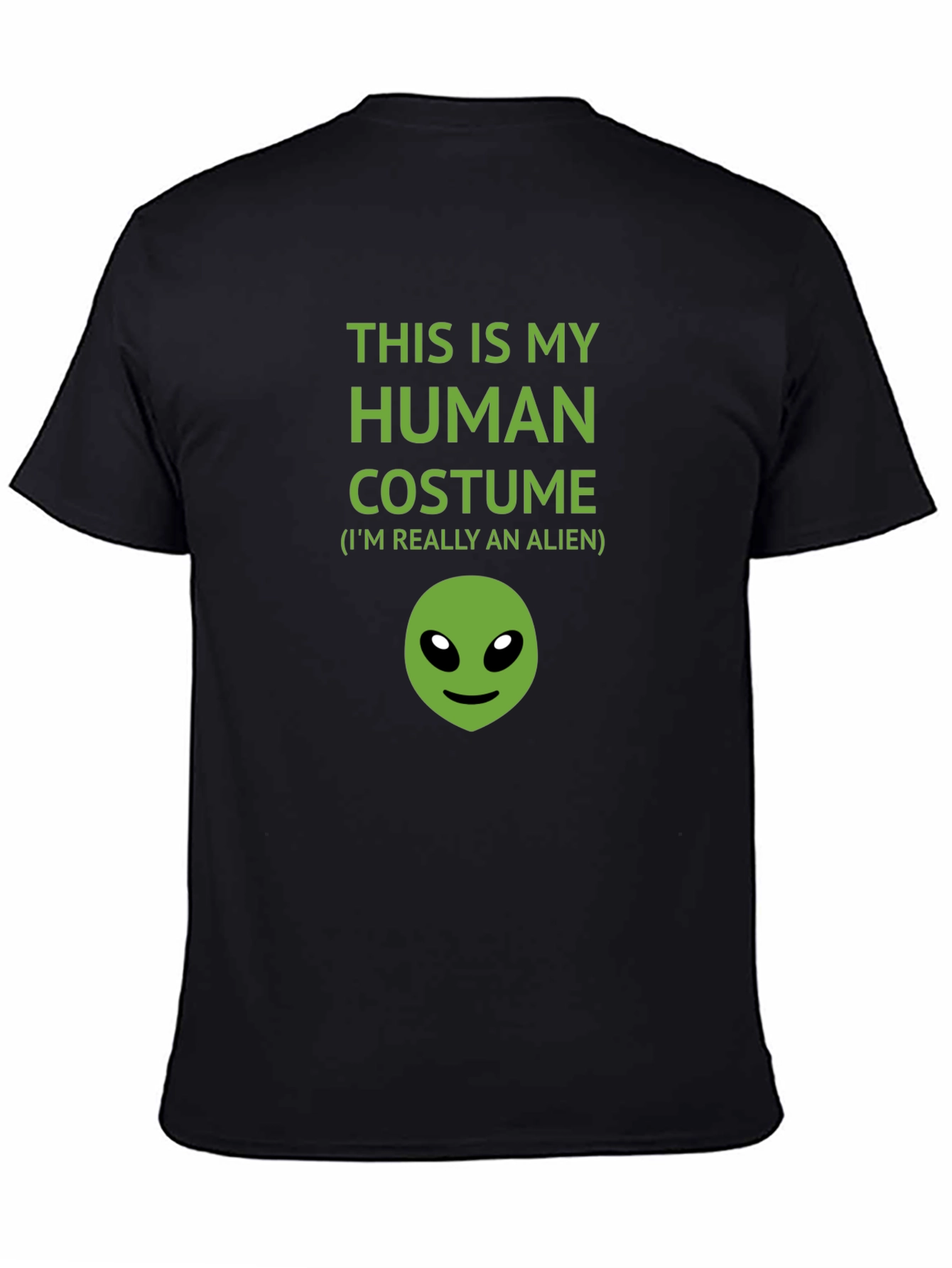 Human Costume Alien Graphic T-Shirt