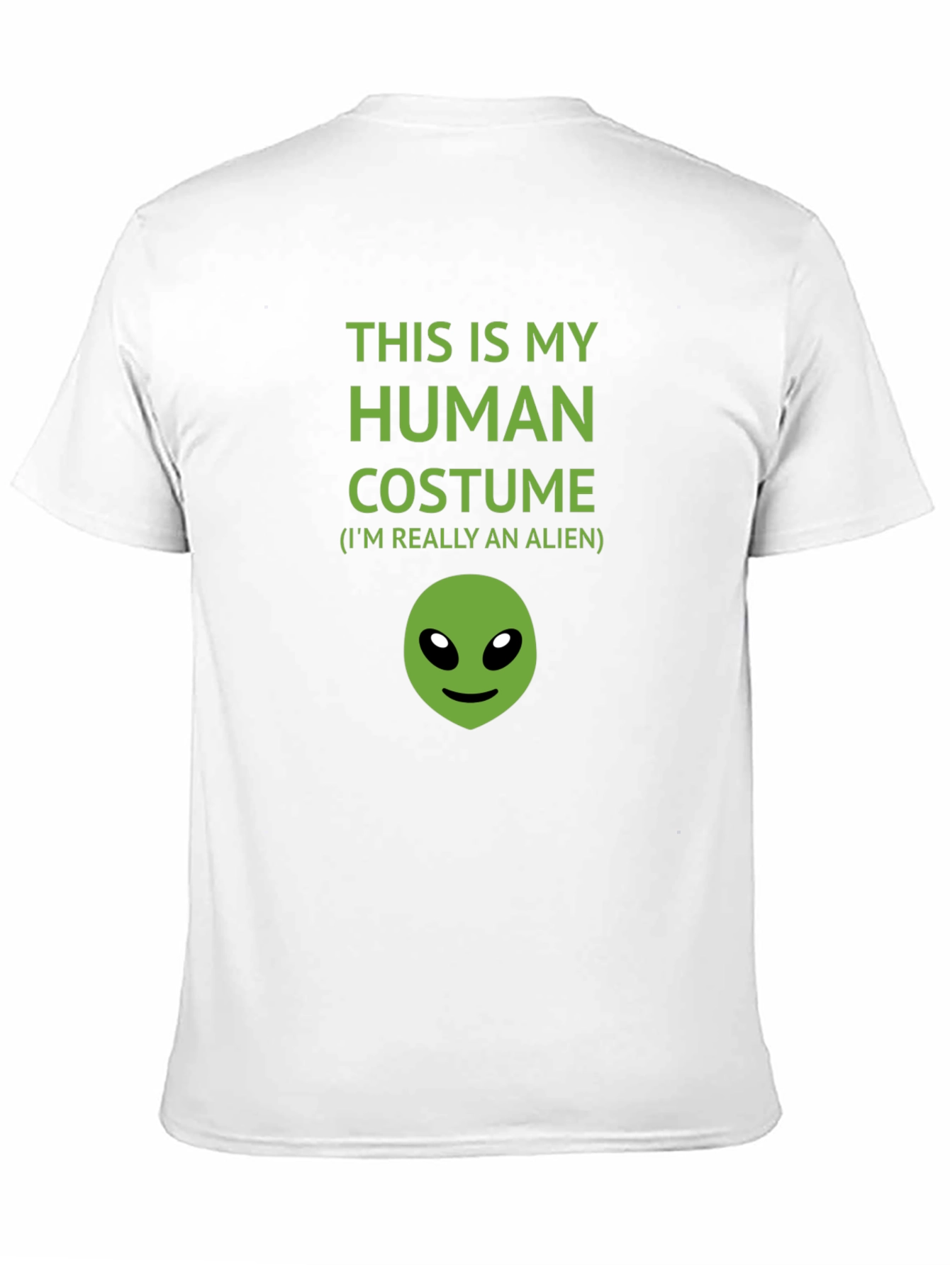 Human Costume Alien Graphic T-Shirt
