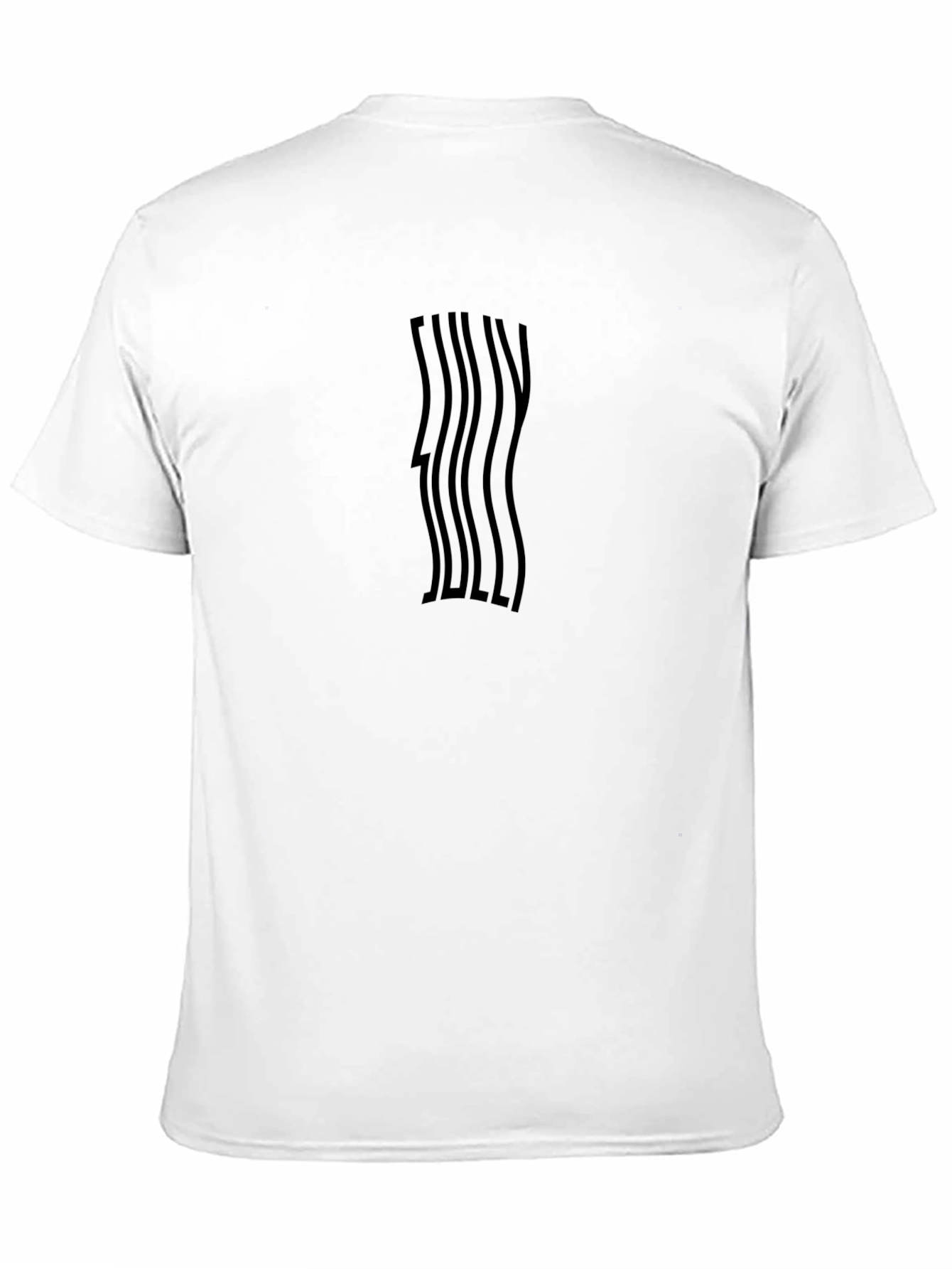 Wavy FULLY JOLLY Black T-Shirt