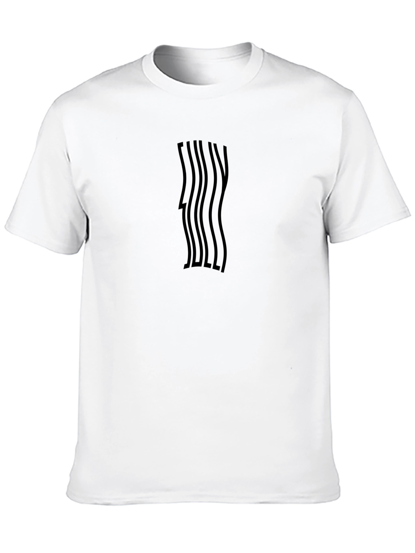Wavy FULLY JOLLY Black T-Shirt
