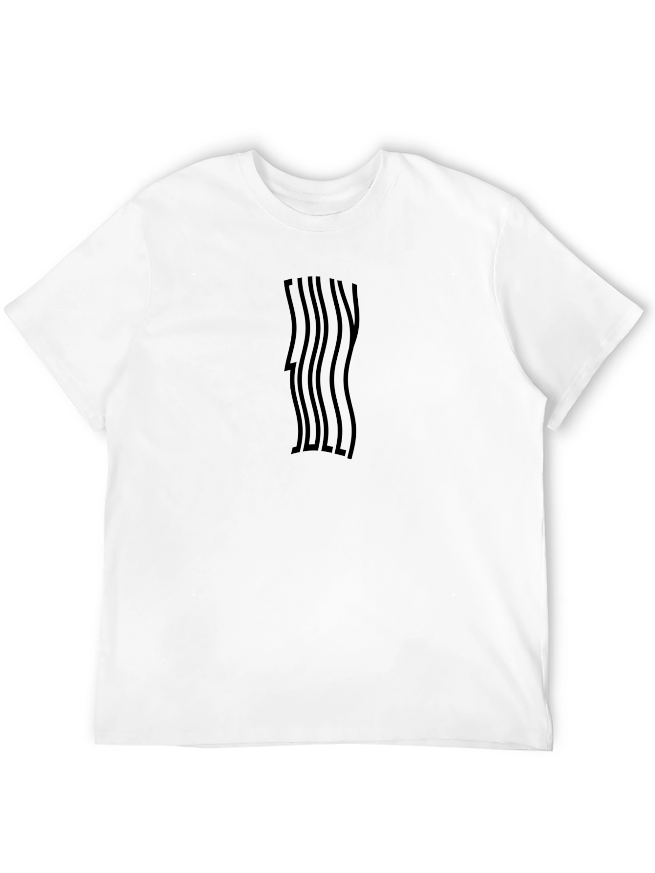 Wavy FULLY JOLLY Black T-Shirt