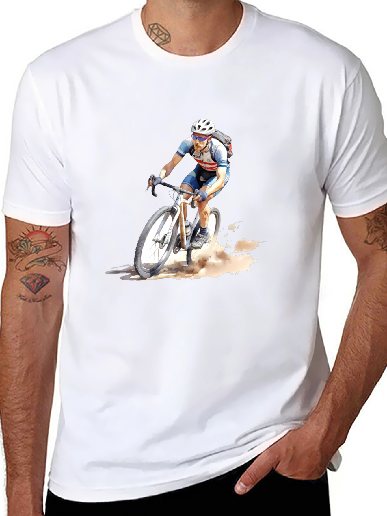Mountain Biker Graphic Tee - Stylish & Comfortable