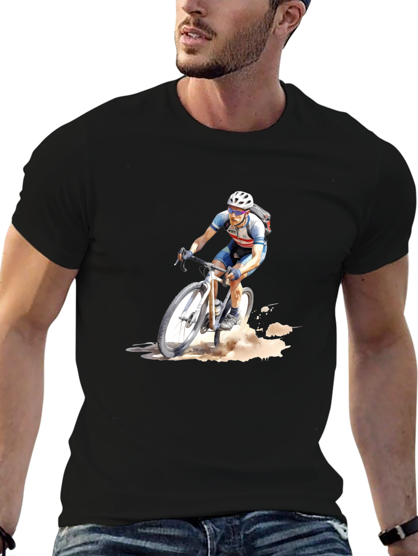 Mountain Biker Graphic Tee - Stylish & Comfortable