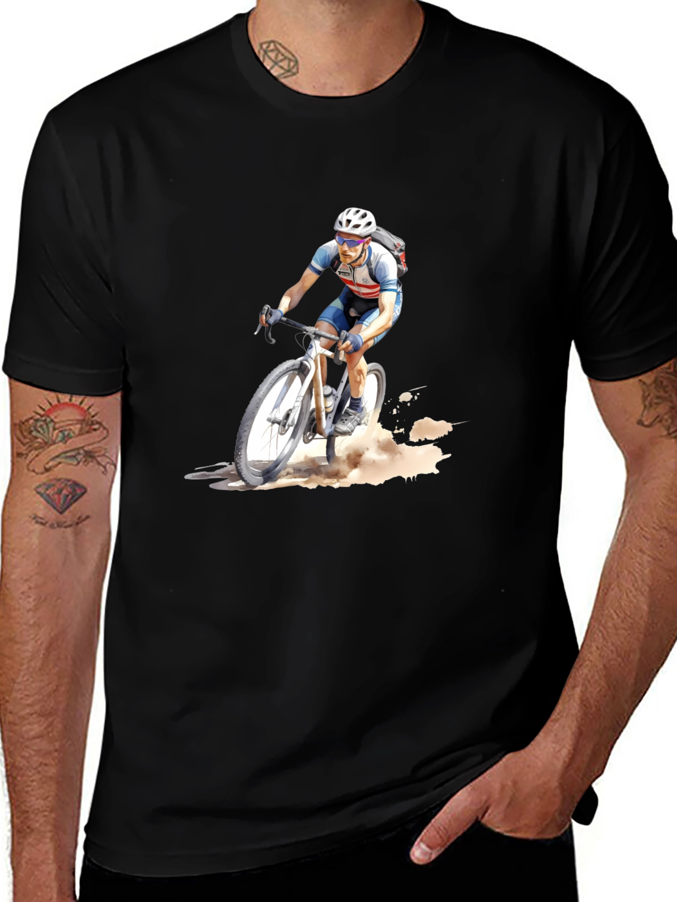 Mountain Biker Graphic Tee - Stylish & Comfortable