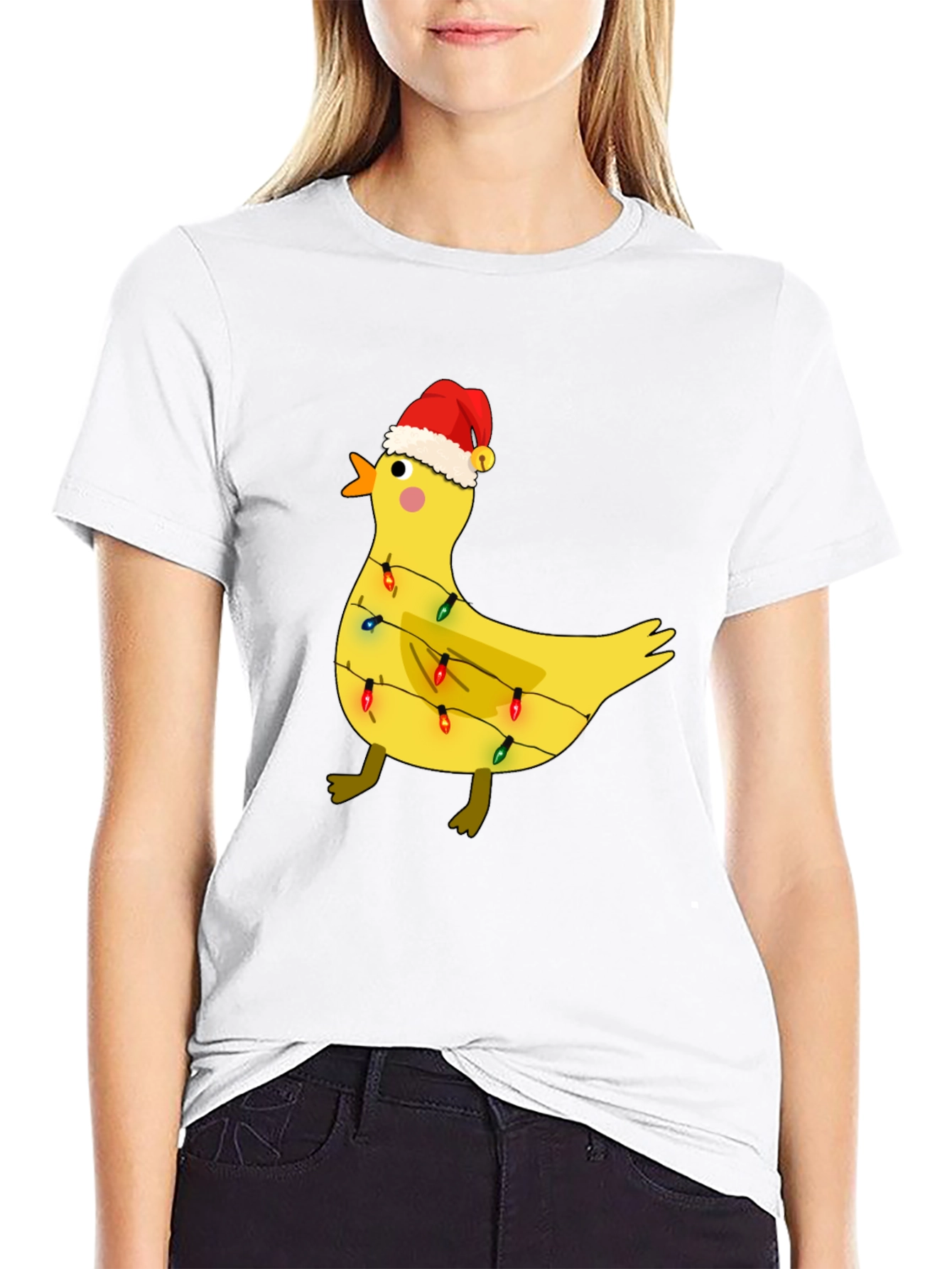 Festive Duck Tee: Christmas Light Fun!