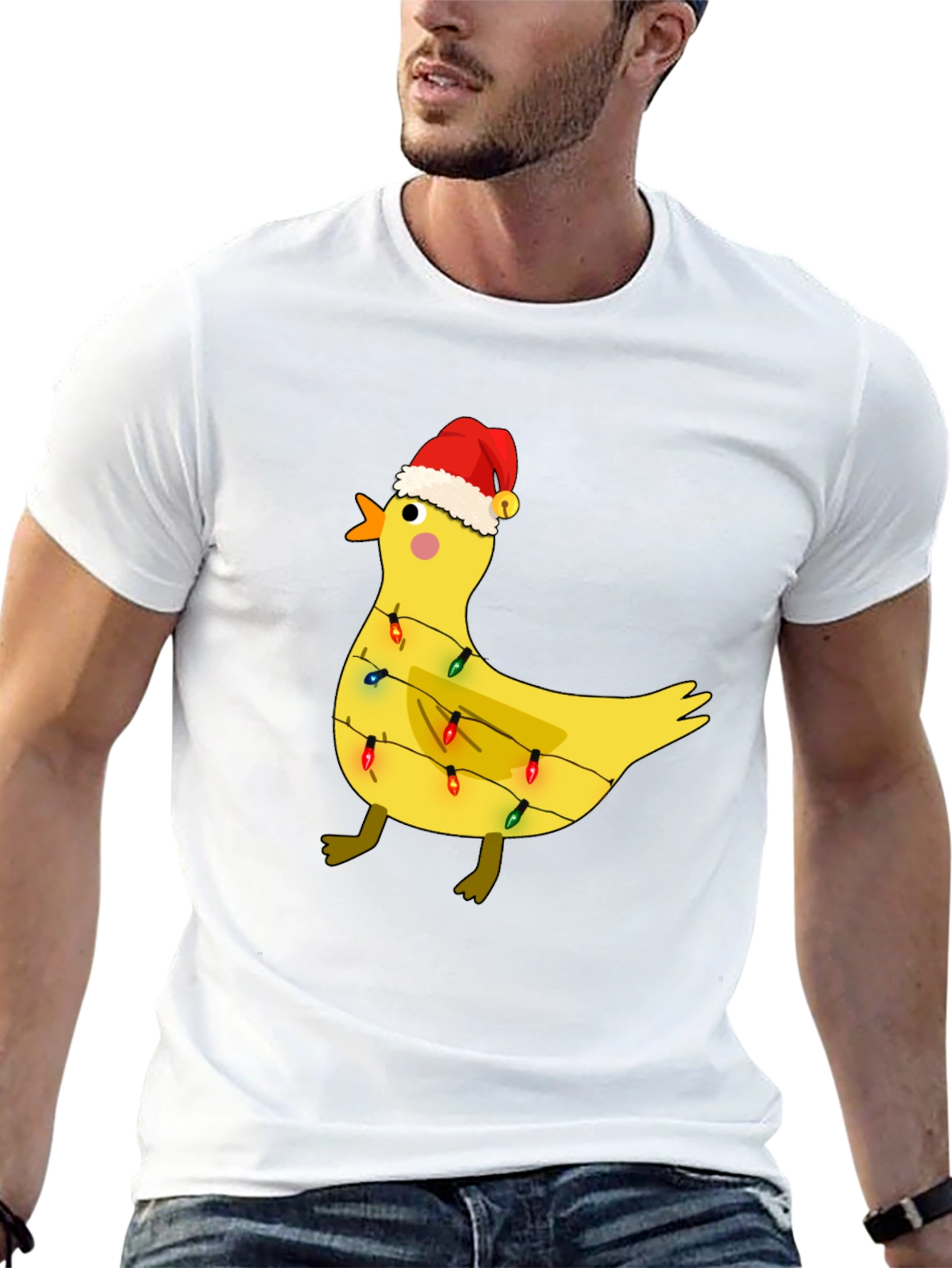 Festive Duck Tee: Christmas Light Fun!