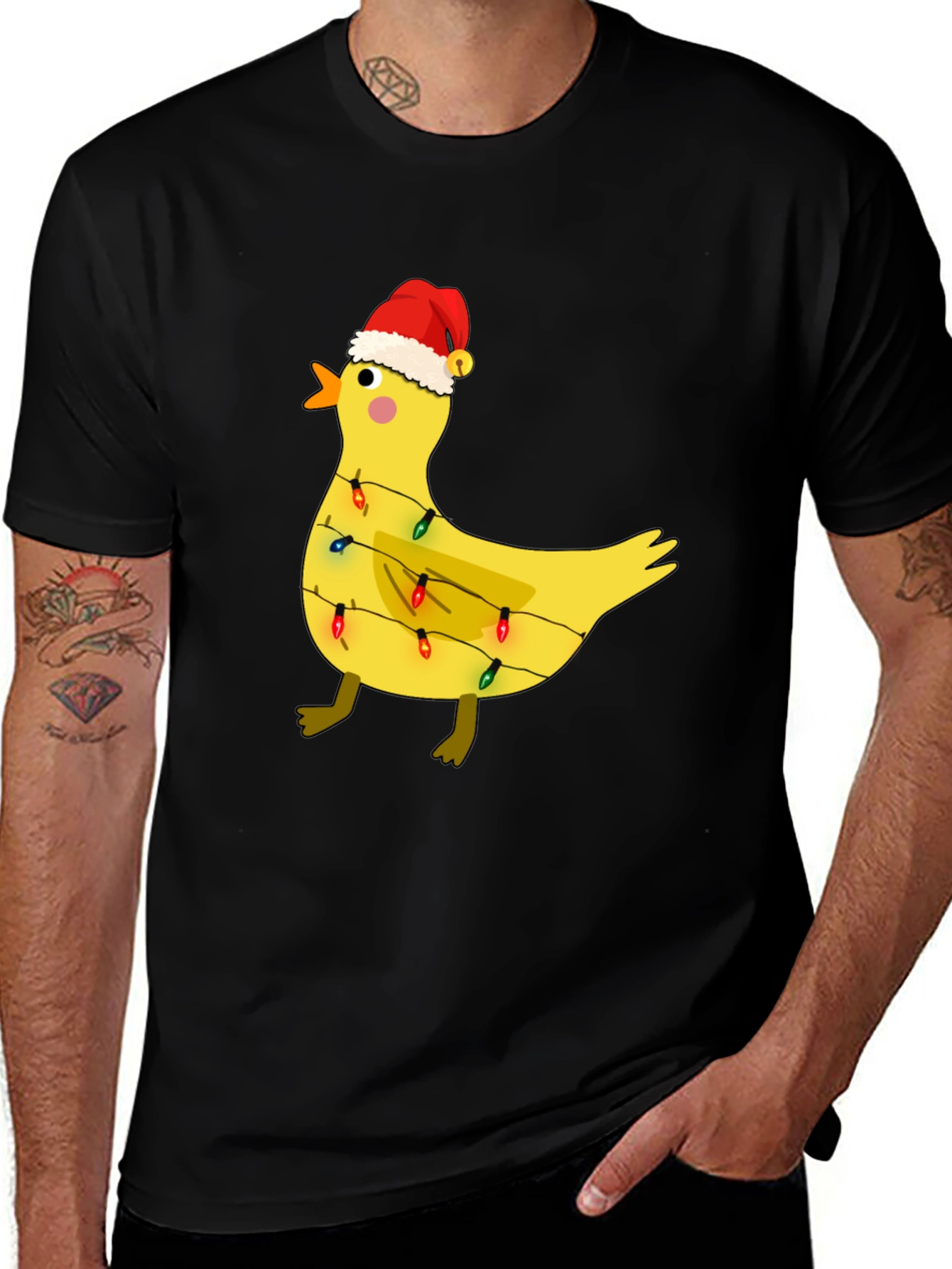 Festive Duck Tee: Christmas Light Fun!